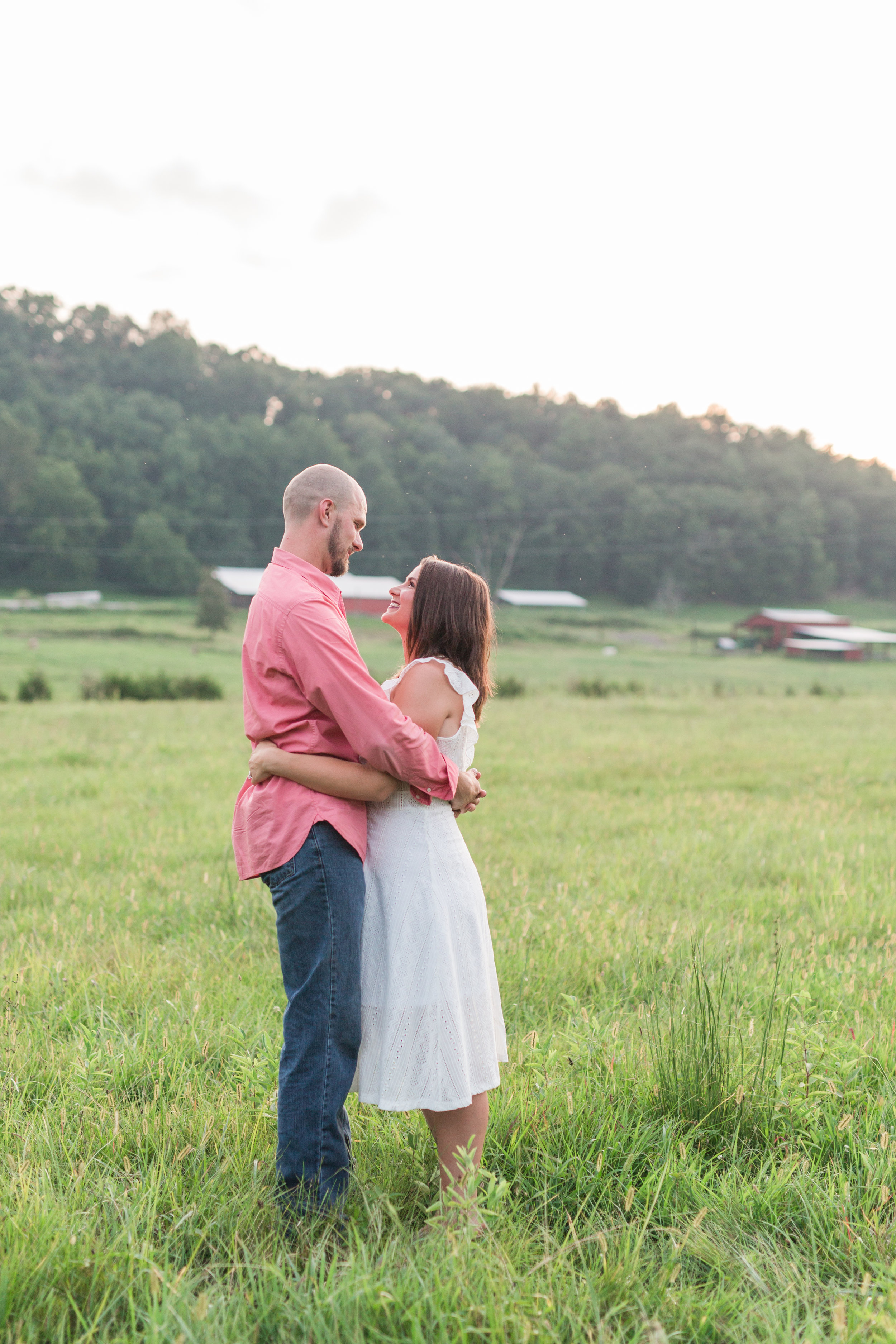 Eagle Rock Engagement Session || Summer Engagement Session in Central Virginia || Virginia Wedding Photographer || Ashley Eiban Photography