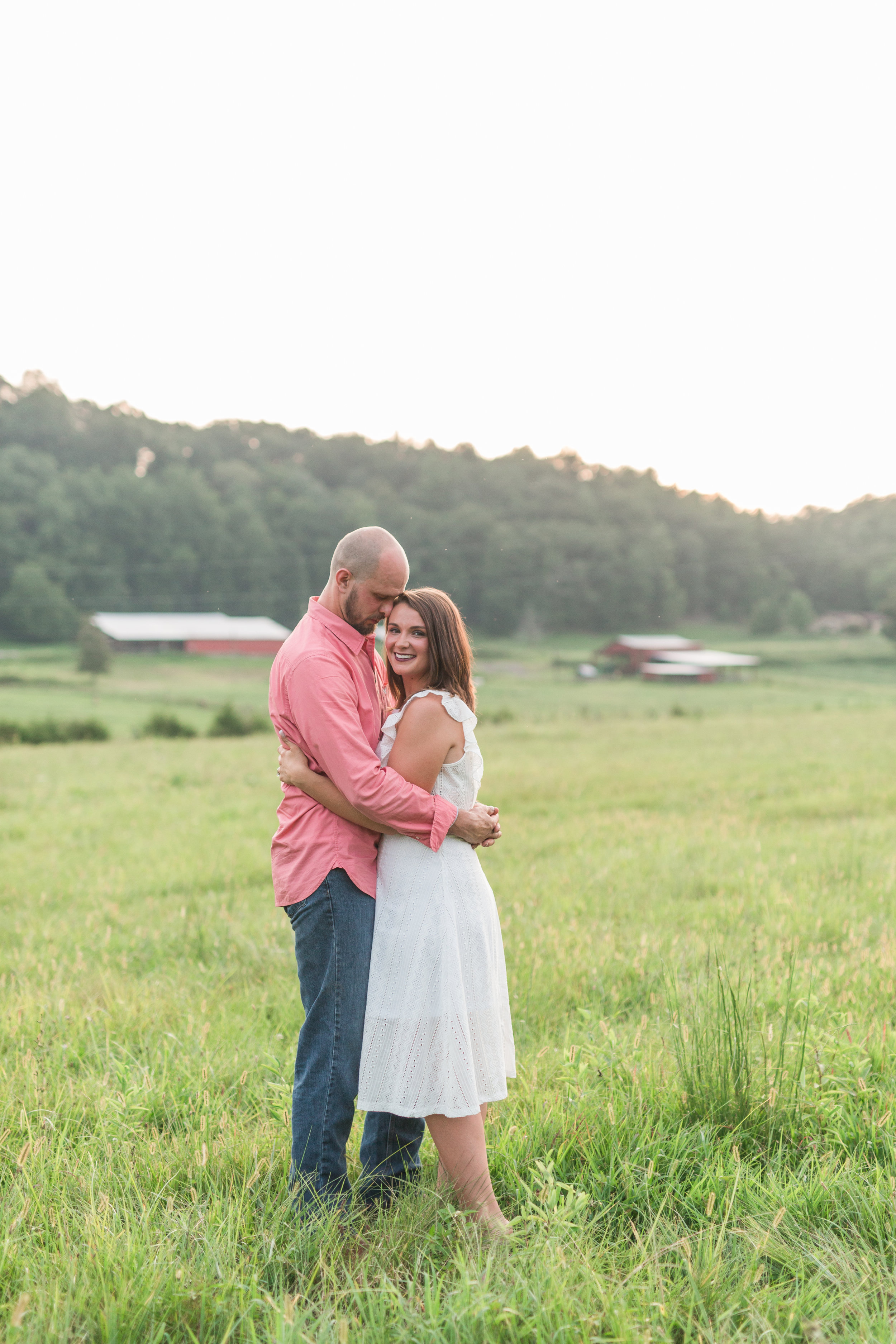 Eagle Rock Engagement Session || Summer Engagement Session in Central Virginia || Virginia Wedding Photographer || Ashley Eiban Photography
