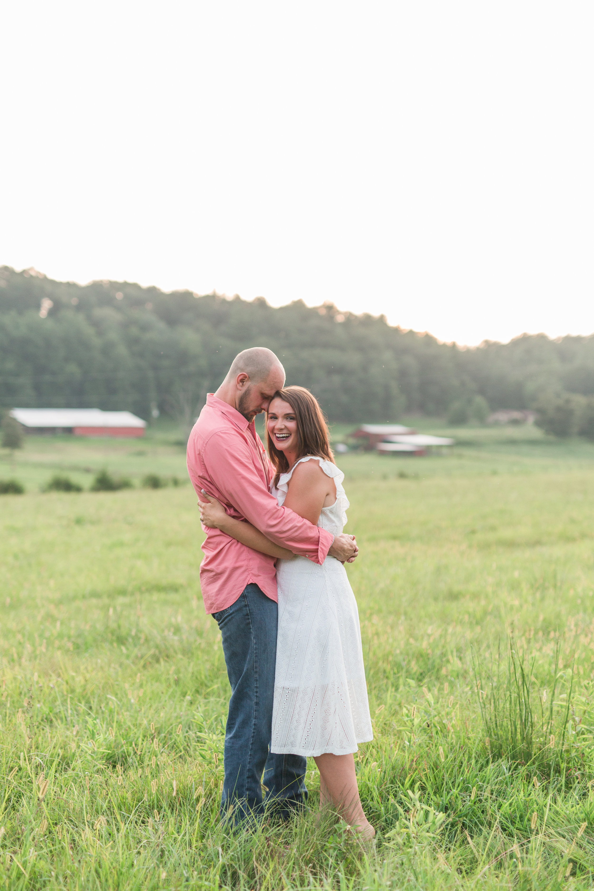 Eagle Rock Engagement Session || Summer Engagement Session in Central Virginia || Virginia Wedding Photographer || Ashley Eiban Photography