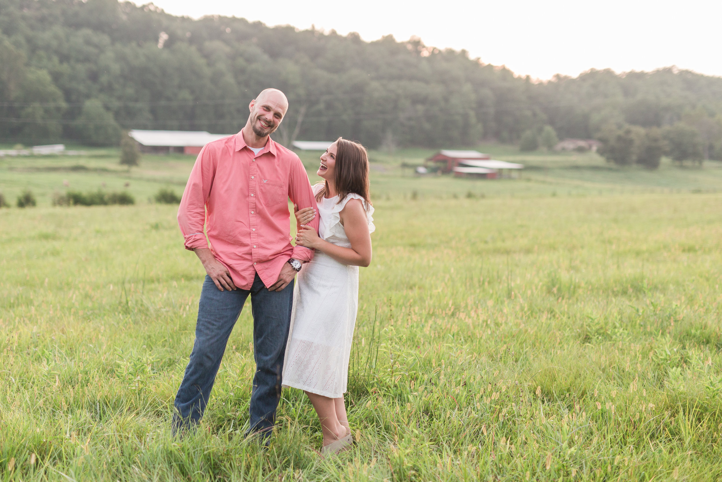 Eagle Rock Engagement Session || Summer Engagement Session in Central Virginia || Virginia Wedding Photographer || Ashley Eiban Photography