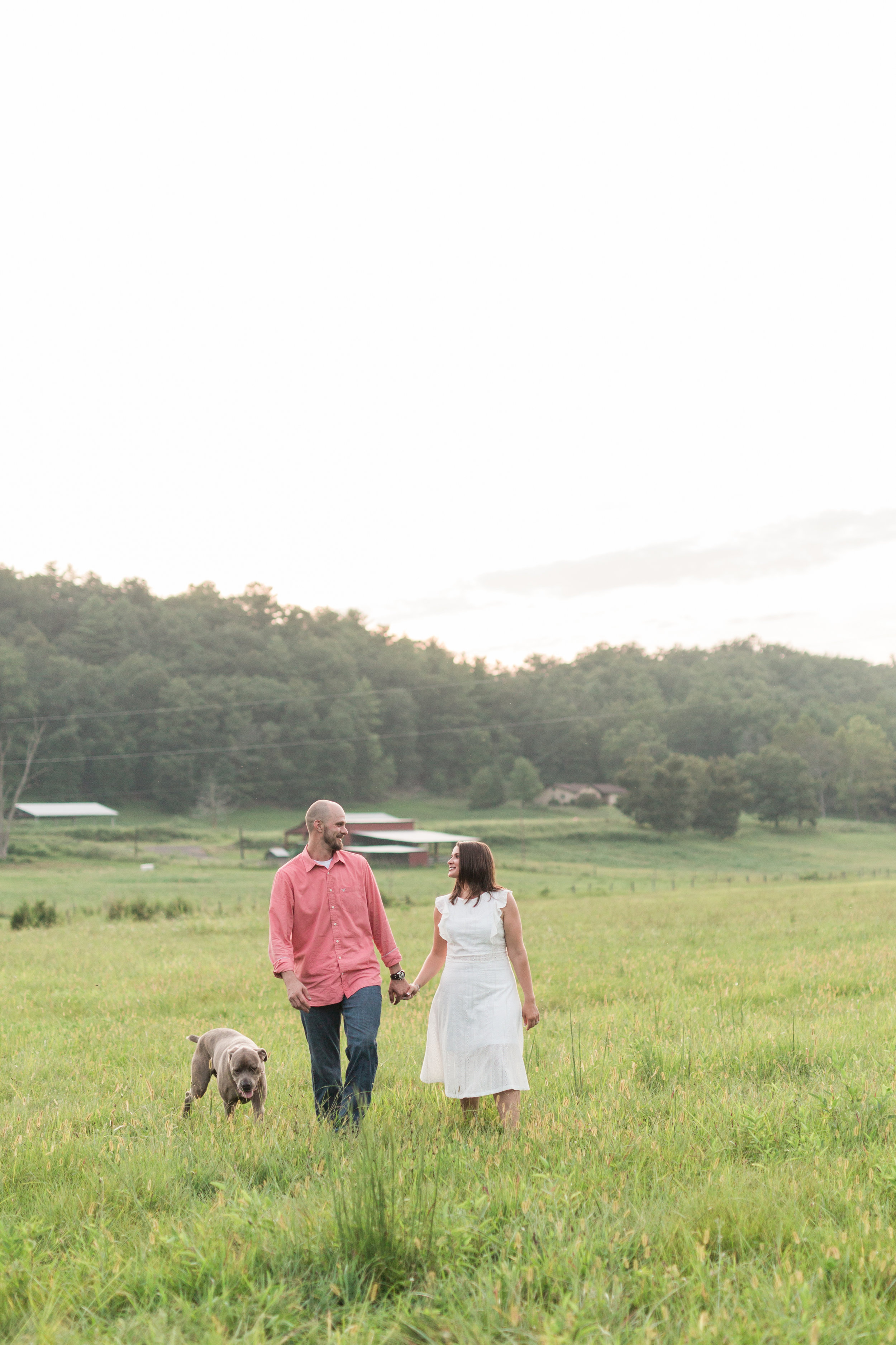 Eagle Rock Engagement Session || Summer Engagement Session in Central Virginia || Virginia Wedding Photographer || Ashley Eiban Photography