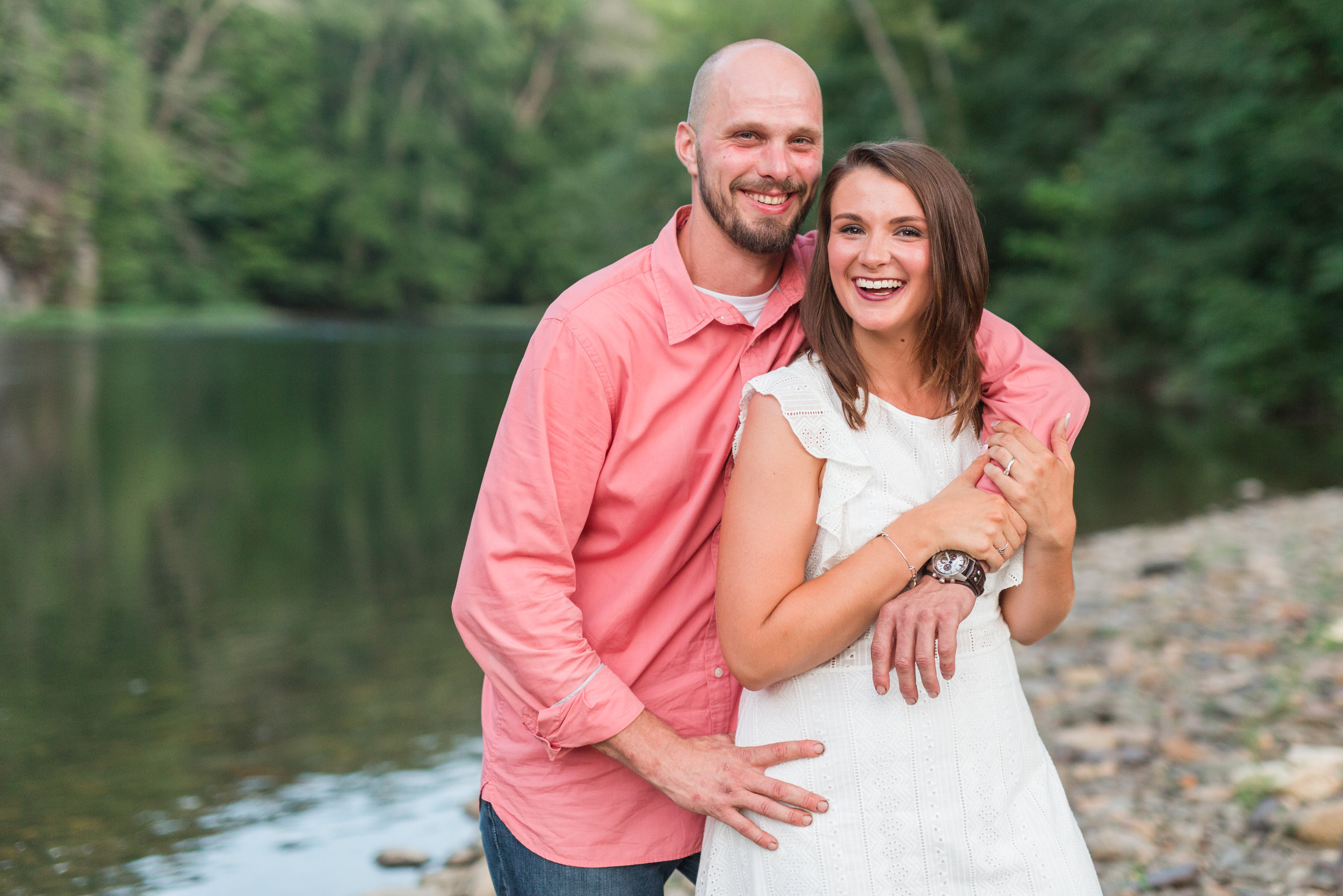 Eagle Rock Engagement Session || Summer Engagement Session in Central Virginia || Virginia Wedding Photographer || Ashley Eiban Photography