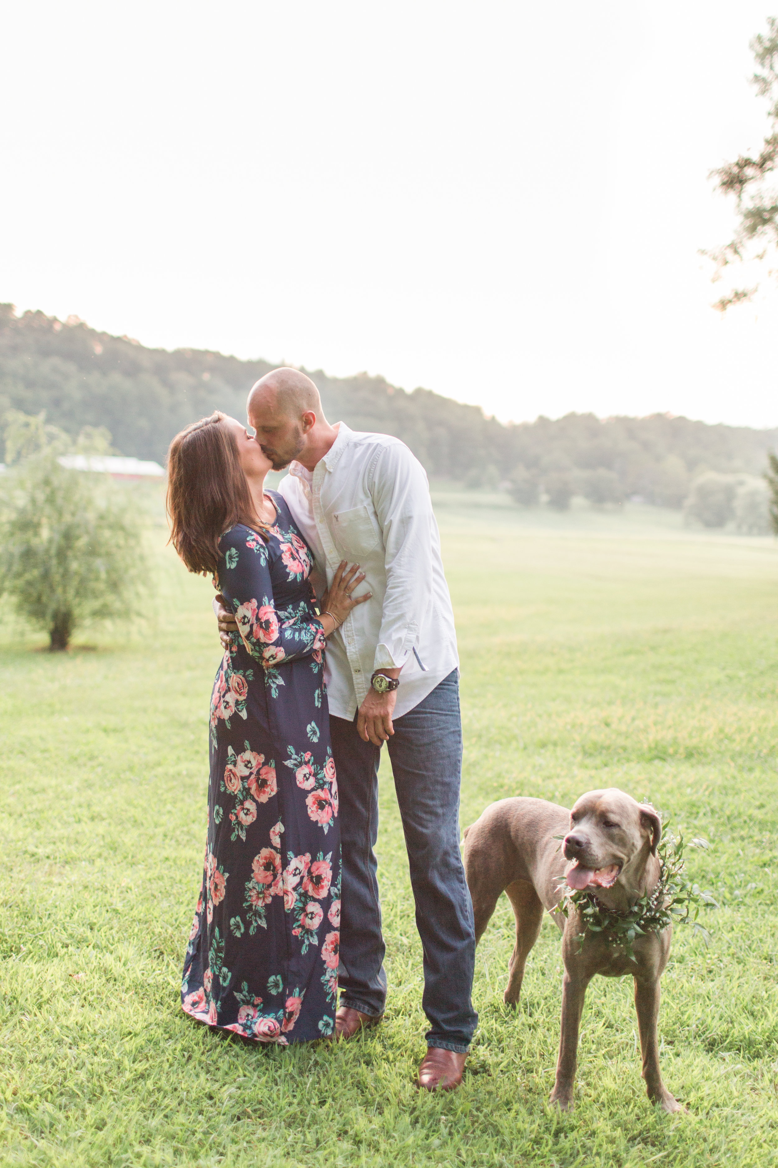 Eagle Rock Engagement Session || Summer Engagement Session in Central Virginia || Virginia Wedding Photographer || Ashley Eiban Photography