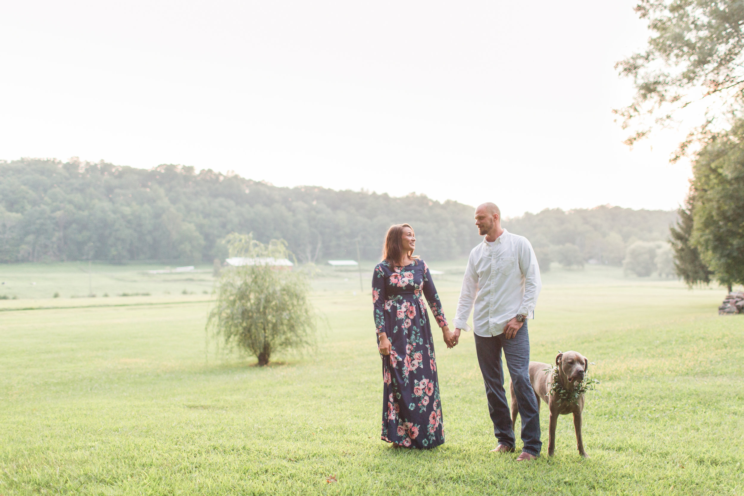 Eagle Rock Engagement Session || Summer Engagement Session in Central Virginia || Virginia Wedding Photographer || Ashley Eiban Photography