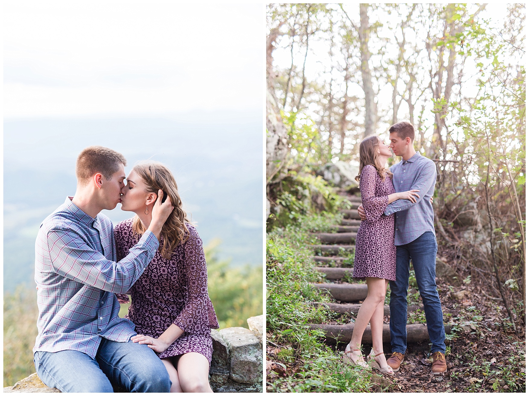 Blue Ridge Parkway Engagement Session || Thunder Ridge Engagement || Lynchburg, Charlottesville Engagements || Ashley Eiban Photography || www.ashleyeiban.com