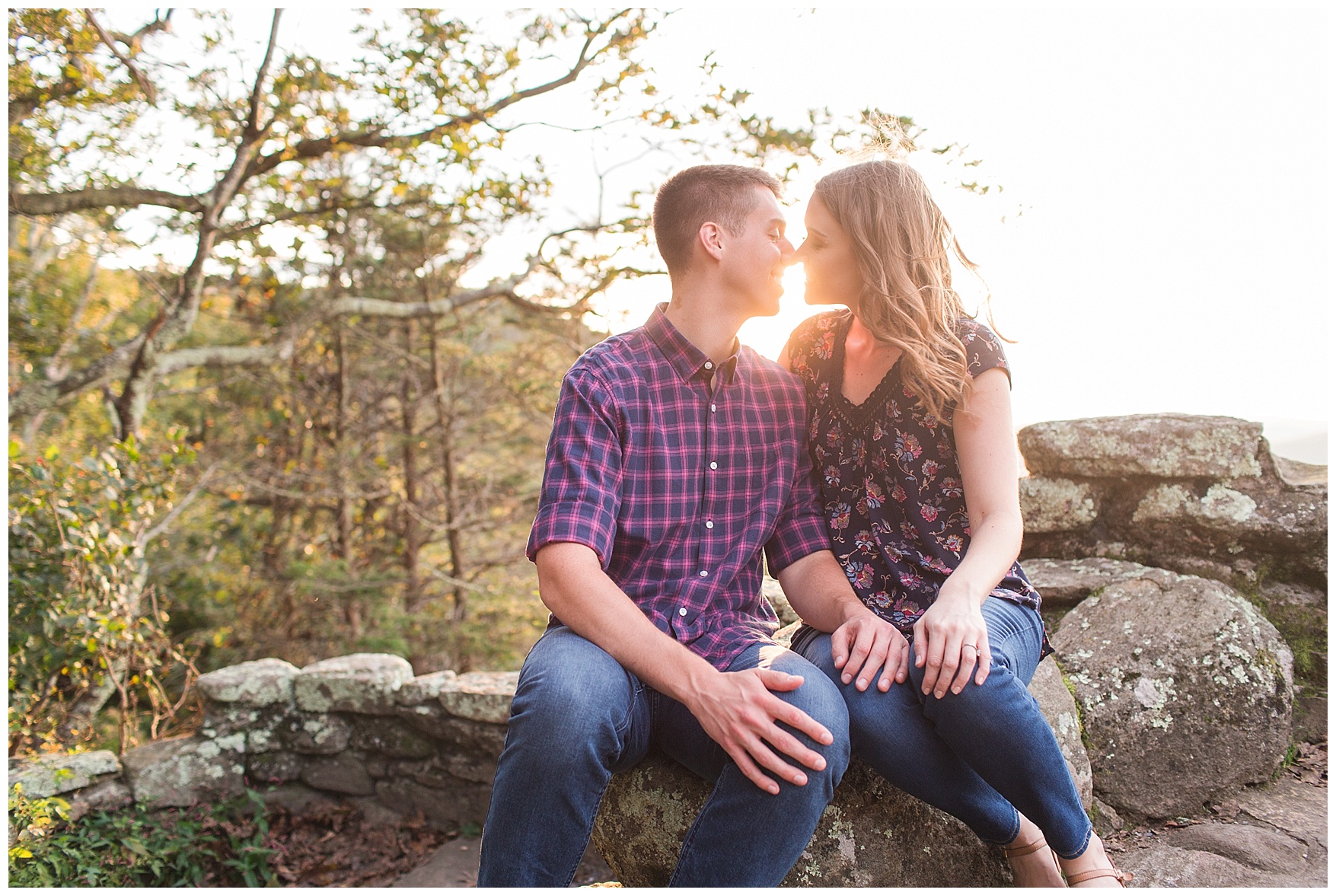 Blue Ridge Parkway Engagement Session || Thunder Ridge Engagement || Lynchburg, Charlottesville Engagements || Ashley Eiban Photography || www.ashleyeiban.com