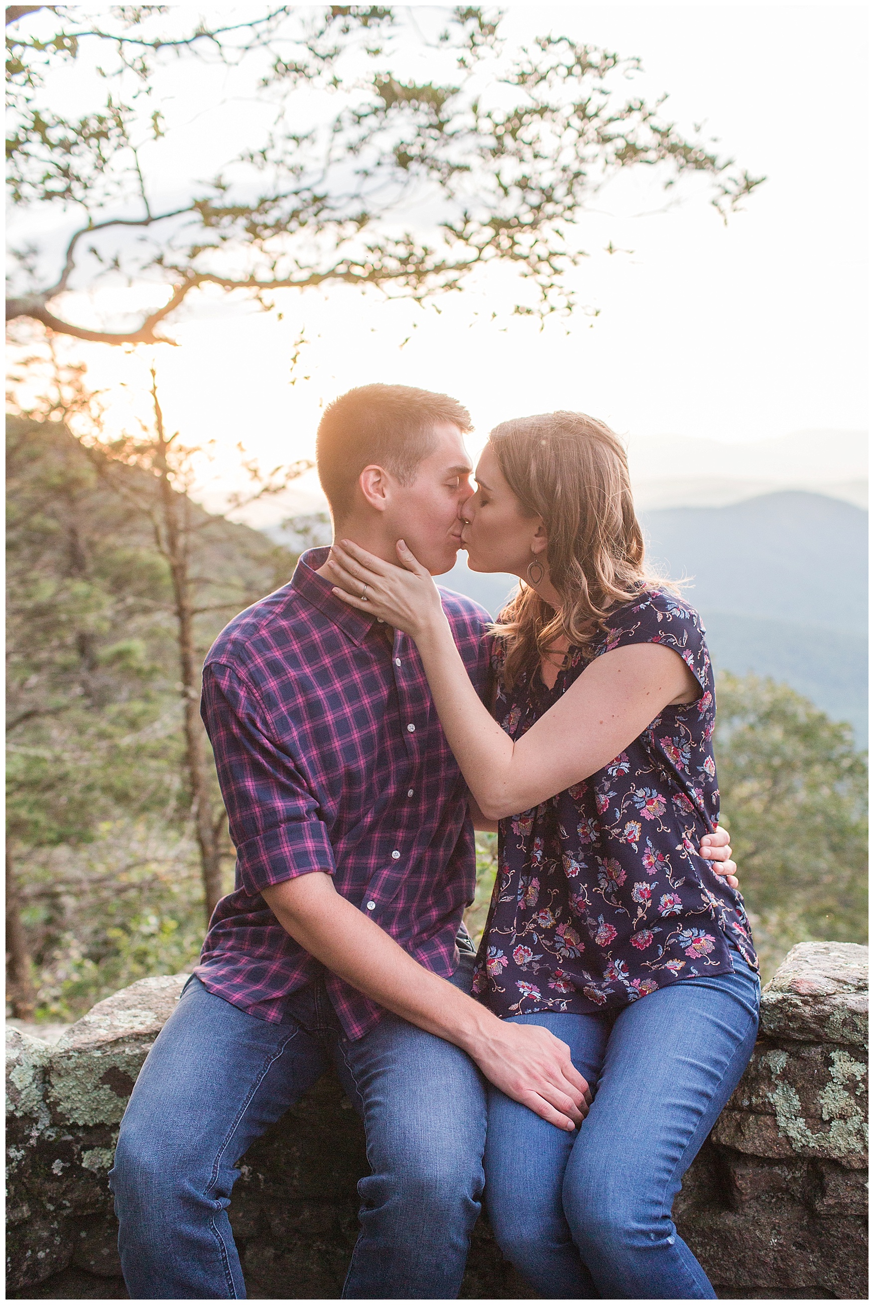 Blue Ridge Parkway Engagement Session || Thunder Ridge Engagement || Lynchburg, Charlottesville Engagements || Ashley Eiban Photography || www.ashleyeiban.com