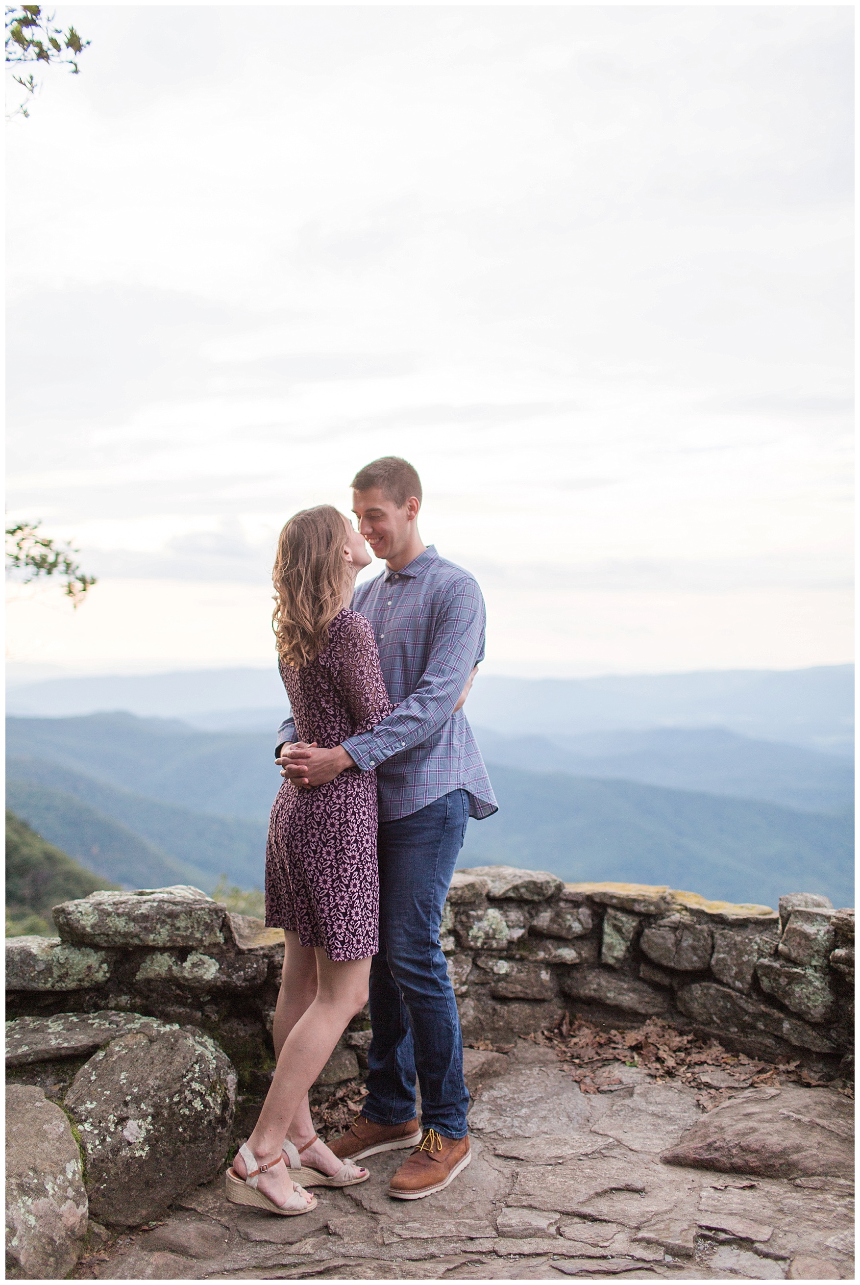 Blue Ridge Parkway Engagement Session || Thunder Ridge Engagement || Lynchburg, Charlottesville Engagements || Ashley Eiban Photography || www.ashleyeiban.com