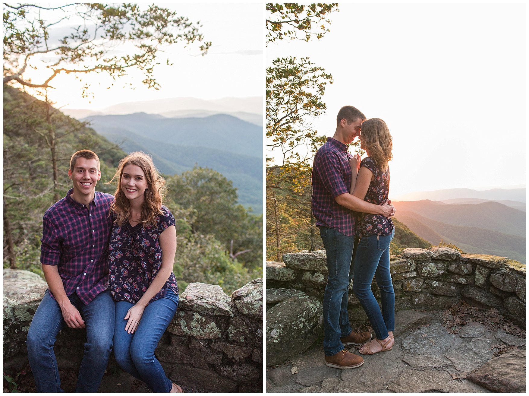 Blue Ridge Parkway Engagement Session || Thunder Ridge Engagement || Lynchburg, Charlottesville Engagements || Ashley Eiban Photography || www.ashleyeiban.com