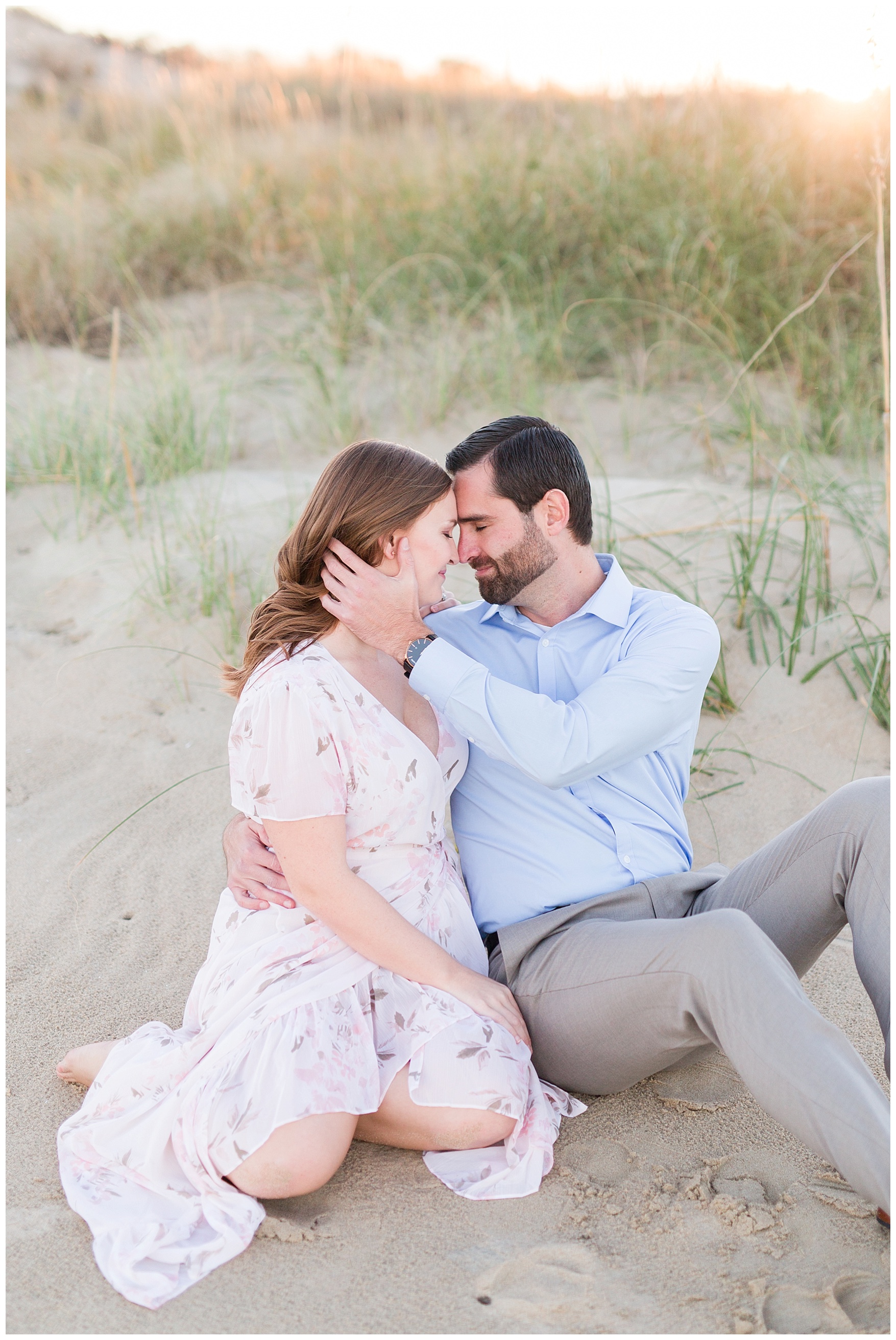 Back Bay Engagement Session || Central Virginia Wedding and Engagement Photographer || Beach Engagement Photos