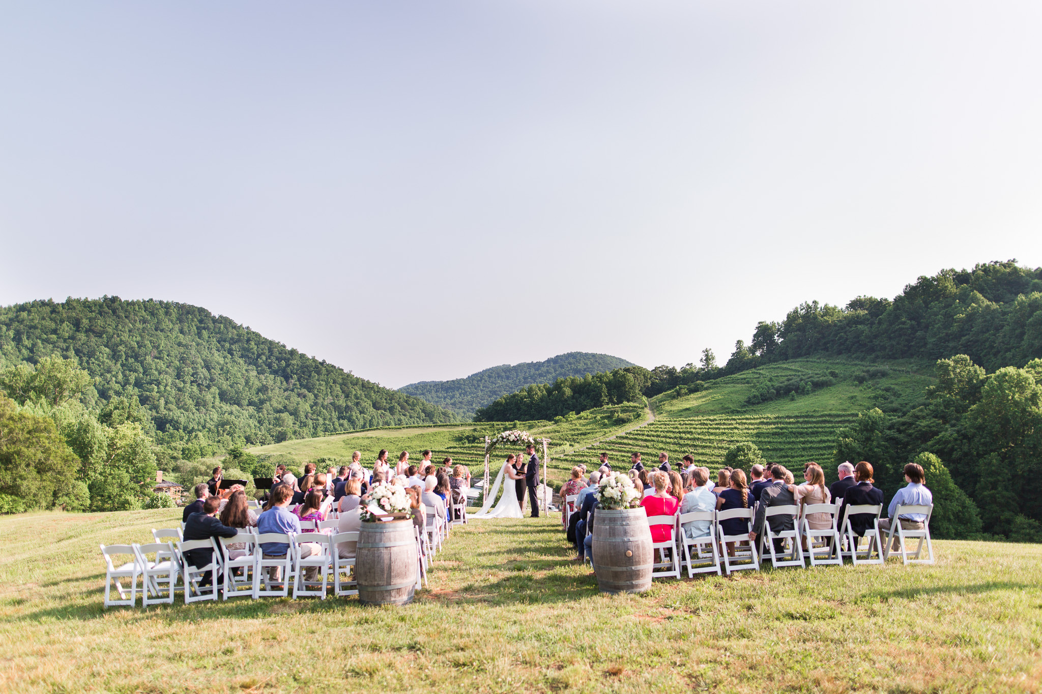 Delfosse Winery Wedding || Charlottesville Vineyard Wedding || Central VA Wedding Photographer || www.ashleyeiban.com