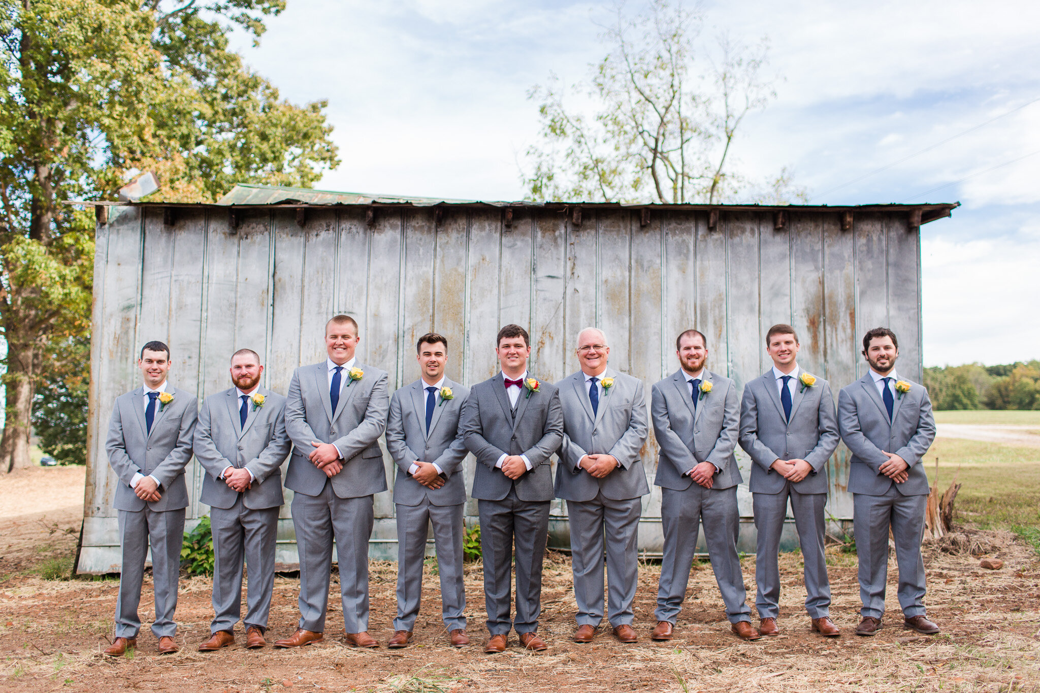 Fall Backyard Wedding in Charlotte Court House in Central Virginia || Lynchburg, VA Wedding Photographer 