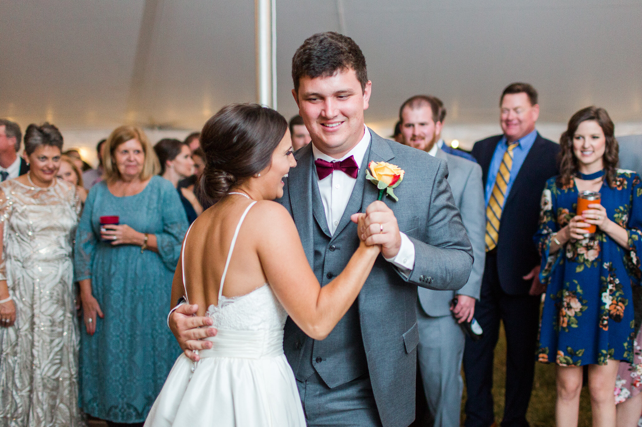 Fall Backyard Wedding in Charlotte Court House in Central Virginia || Lynchburg, VA Wedding Photographer 