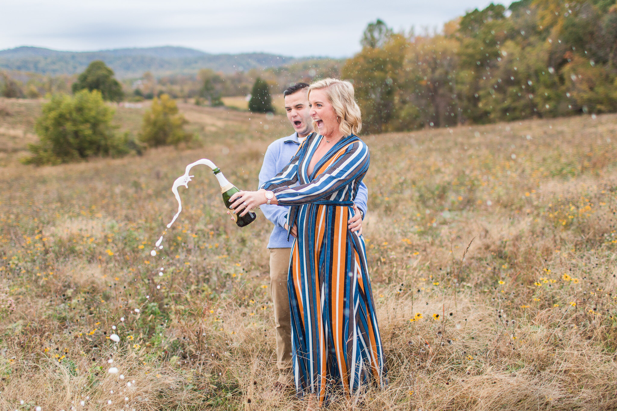 Fall Mountain Engagement Session in Lynchburg, Virginia || Lynchburg Wedding and Portrait Photographer 