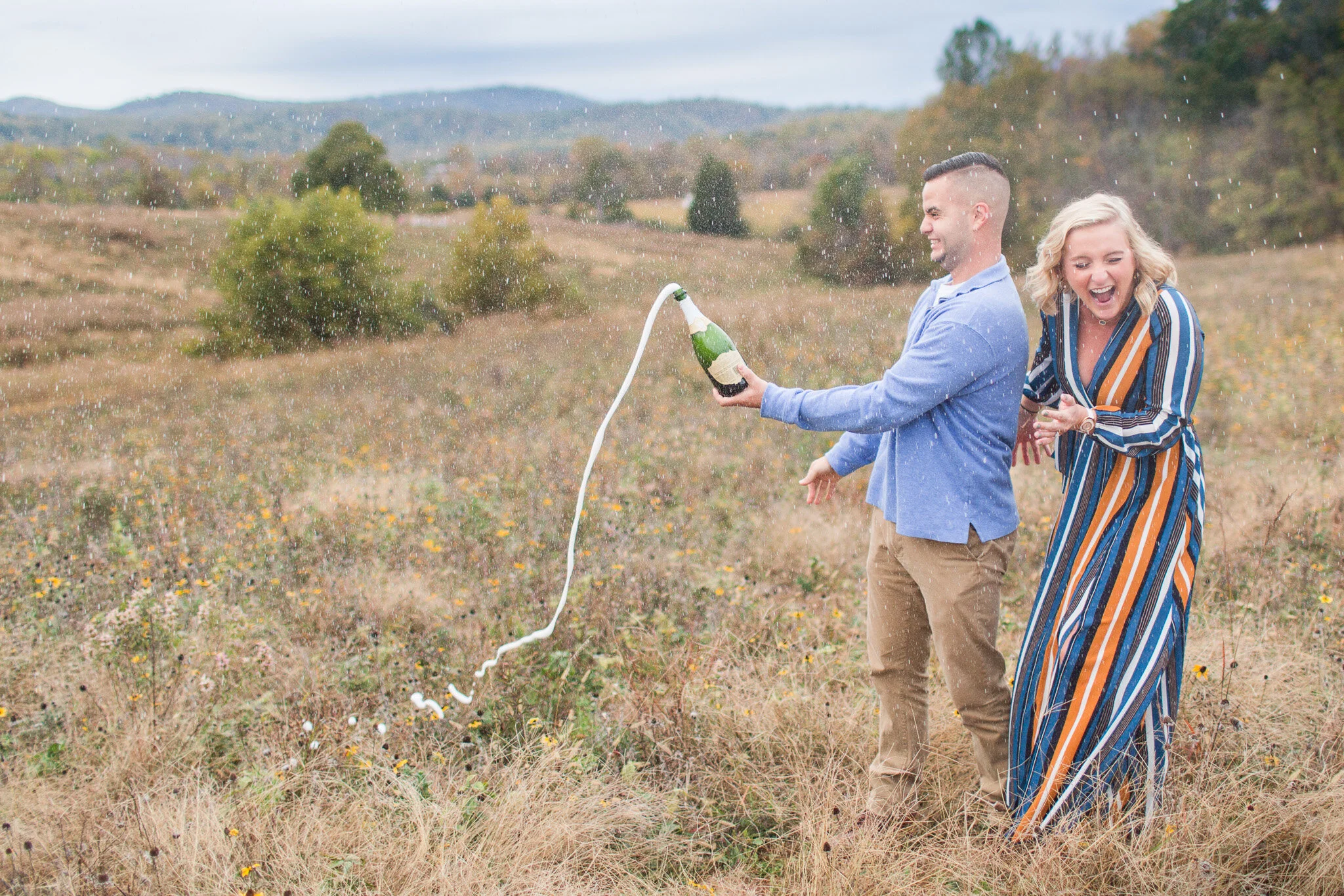 Fall Mountain Engagement Session in Lynchburg, Virginia || Lynchburg Wedding and Portrait Photographer