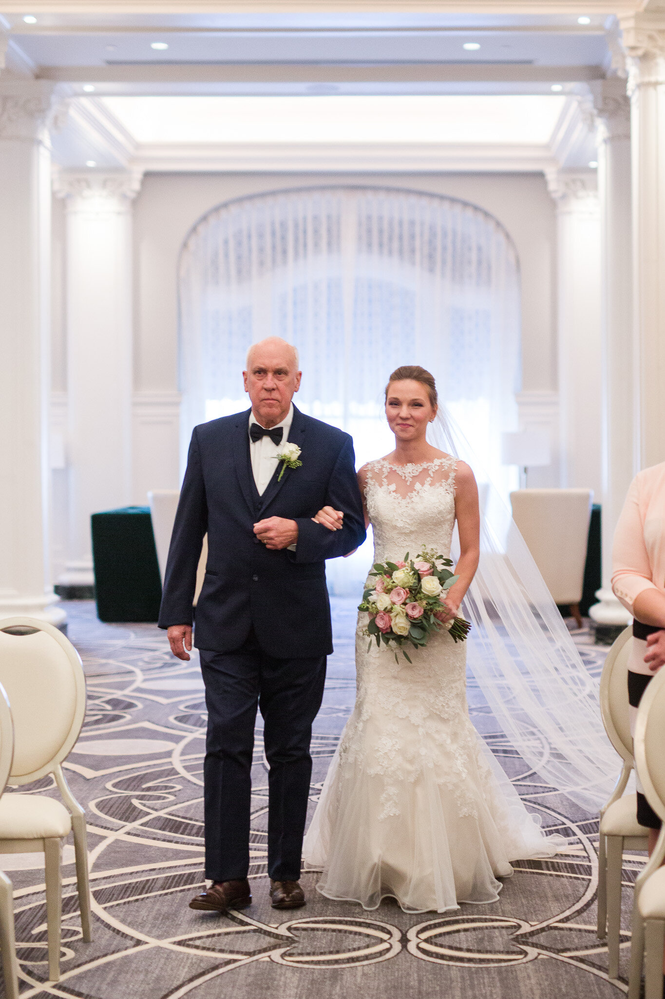 Wedding at The Virginian Hotel in Lynchburg, Virginia || Lynchburg Wedding Photographer || Winter Ballroom Wedding || Central Virginia Wedding Photographer