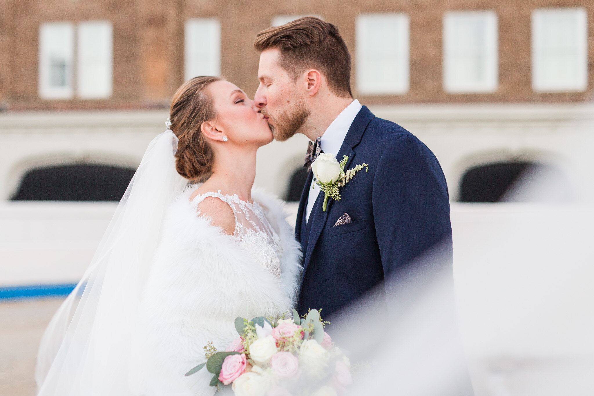 Wedding at The Virginian Hotel in Lynchburg, Virginia || Lynchburg Wedding Photographer || Winter Ballroom Wedding || Central Virginia Wedding Photographer