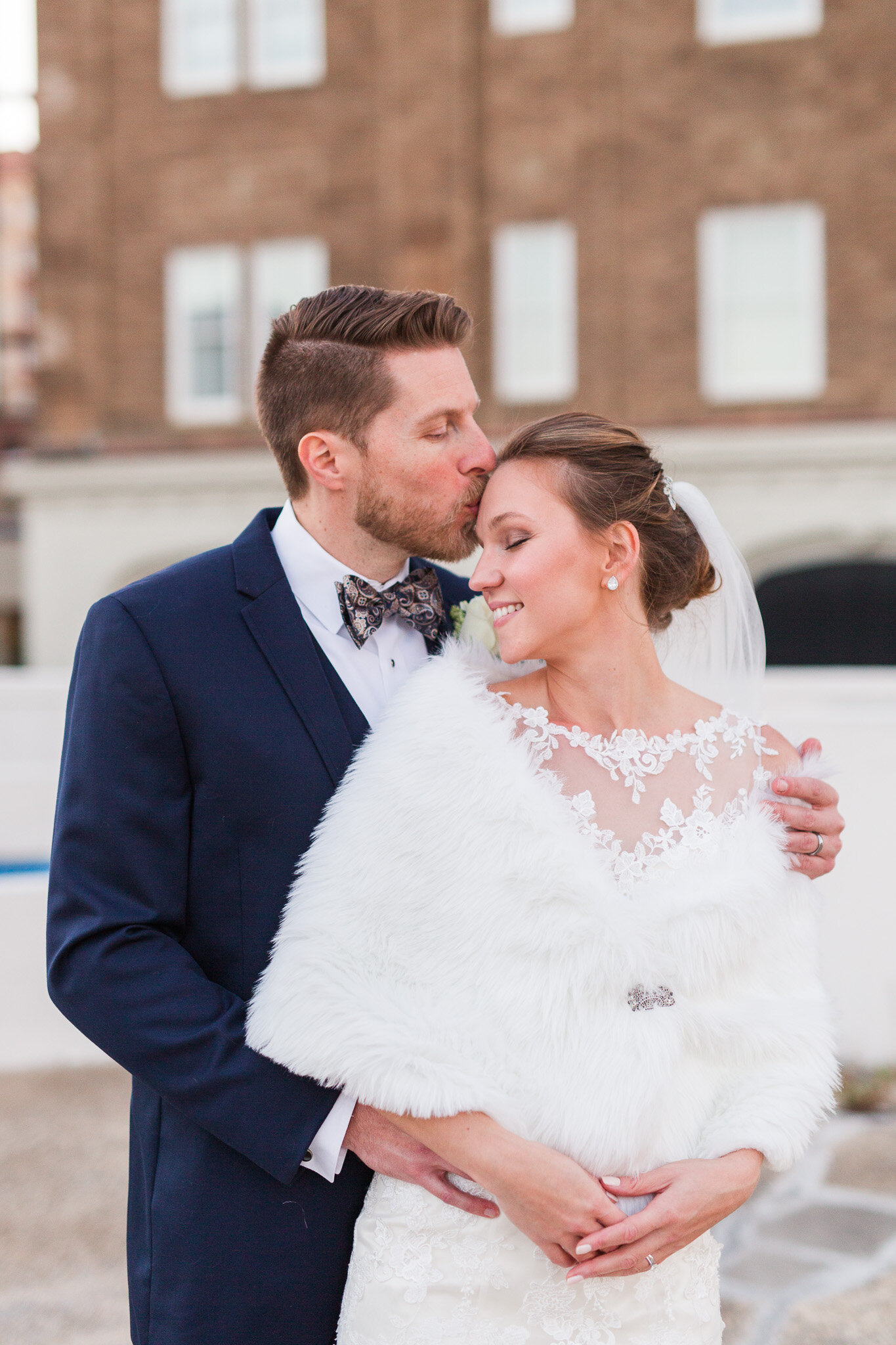 Wedding at The Virginian Hotel in Lynchburg, Virginia || Lynchburg Wedding Photographer || Winter Ballroom Wedding || Central Virginia Wedding Photographer