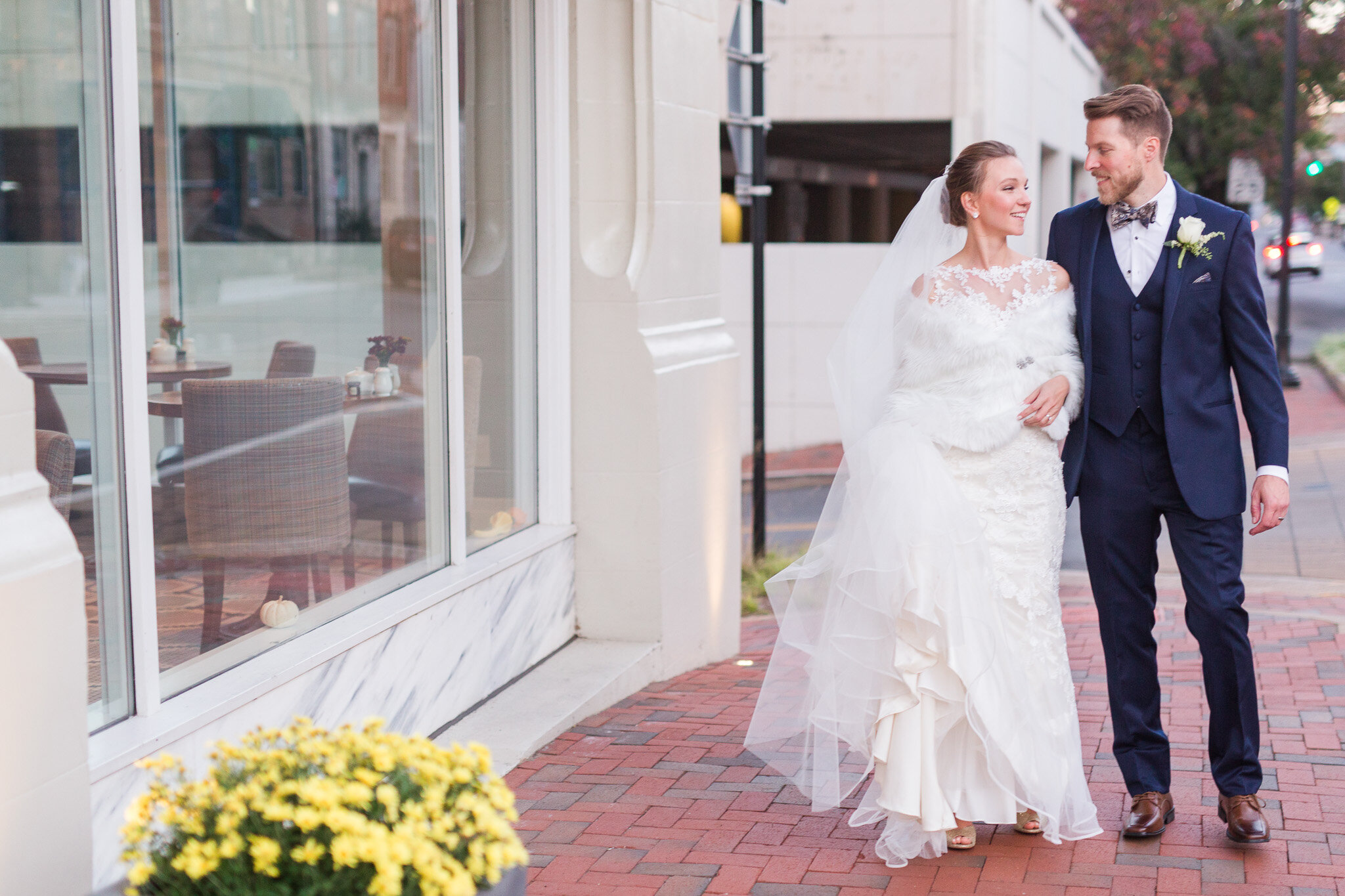 Wedding at The Virginian Hotel in Lynchburg, Virginia || Lynchburg Wedding Photographer || Winter Ballroom Wedding || Central Virginia Wedding Photographer