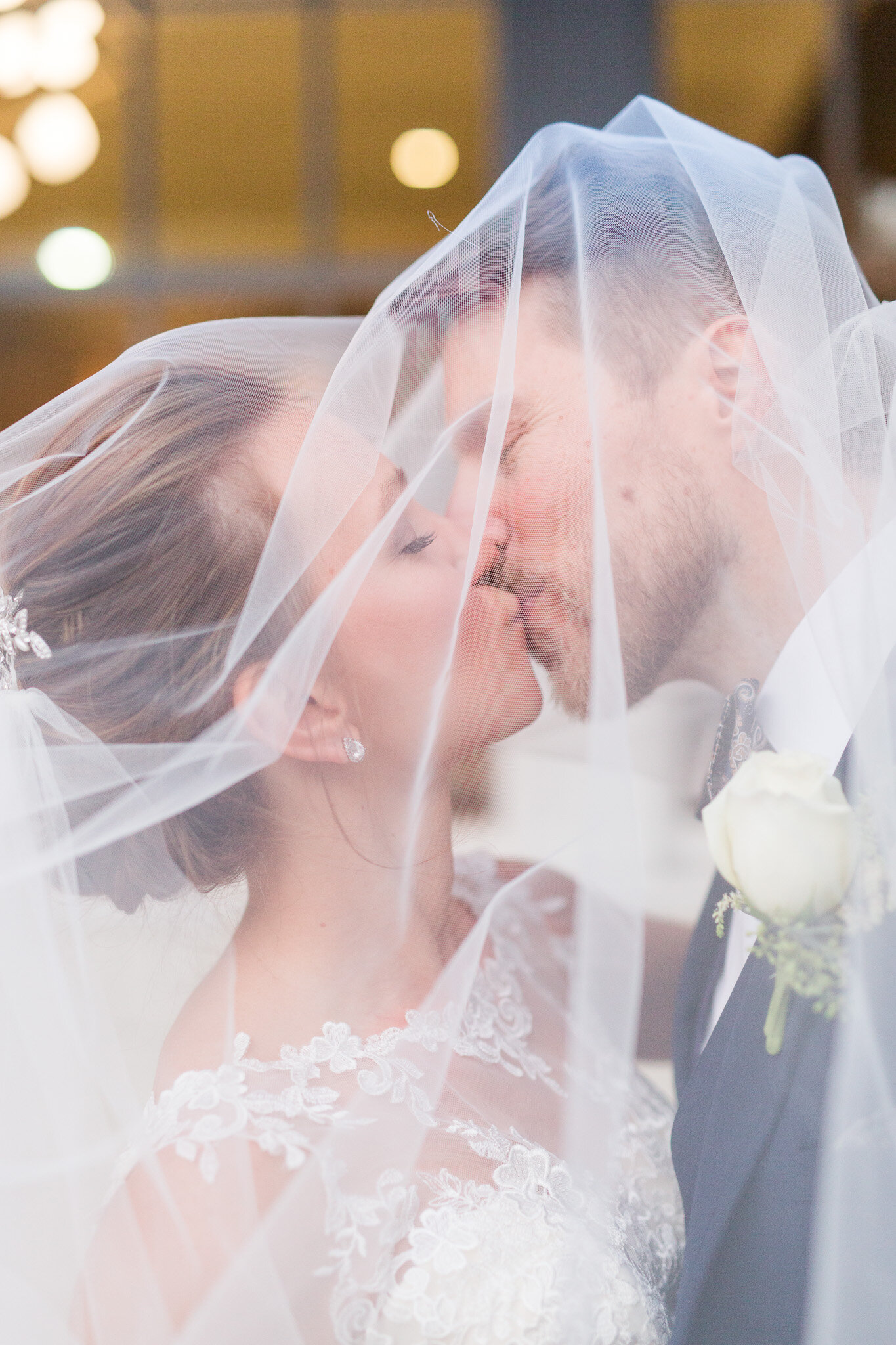 Wedding at The Virginian Hotel in Lynchburg, Virginia || Lynchburg Wedding Photographer || Winter Ballroom Wedding || Central Virginia Wedding Photographer