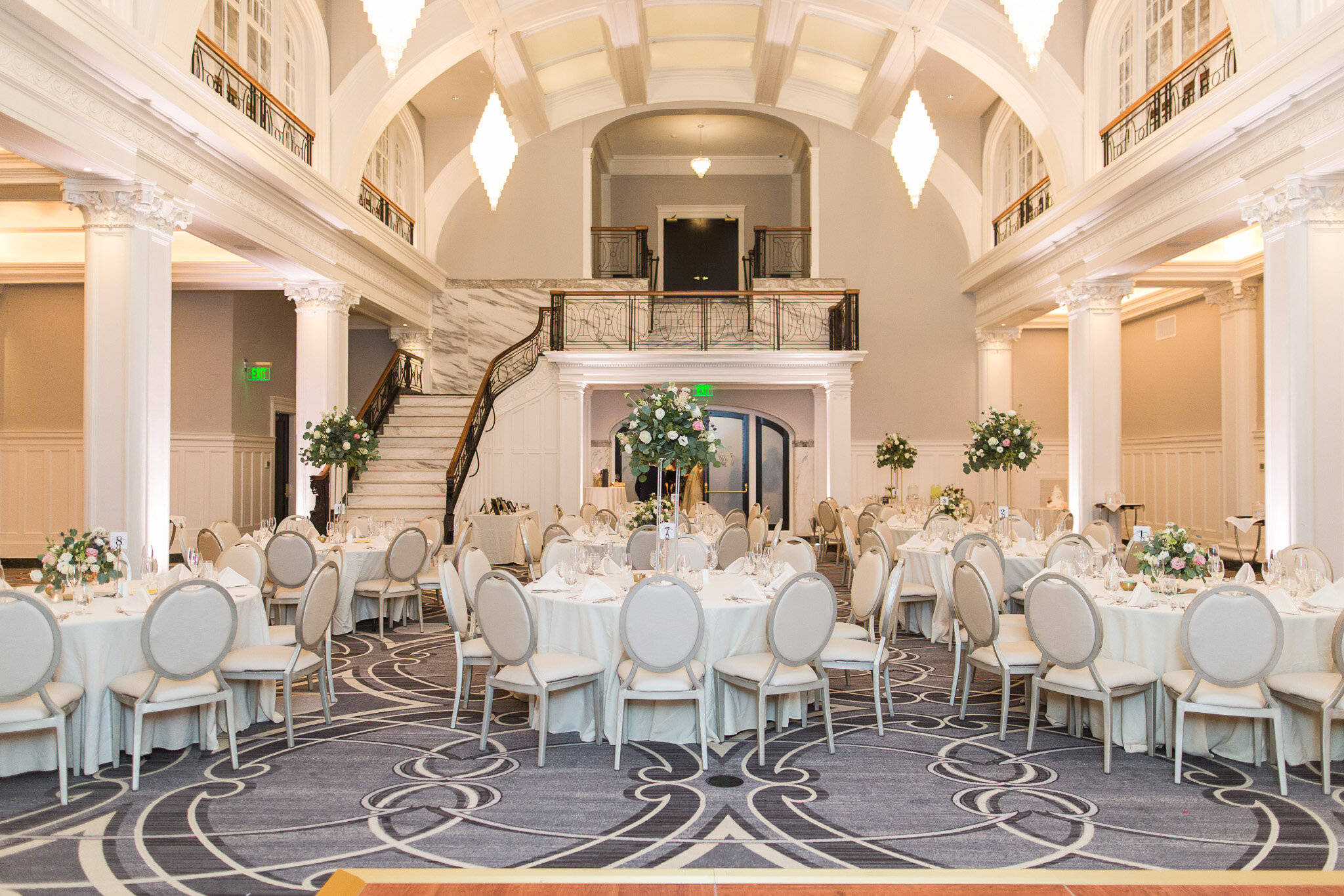 Wedding at The Virginian Hotel in Lynchburg, Virginia || Lynchburg Wedding Photographer || Winter Ballroom Wedding || Central Virginia Wedding Photographer