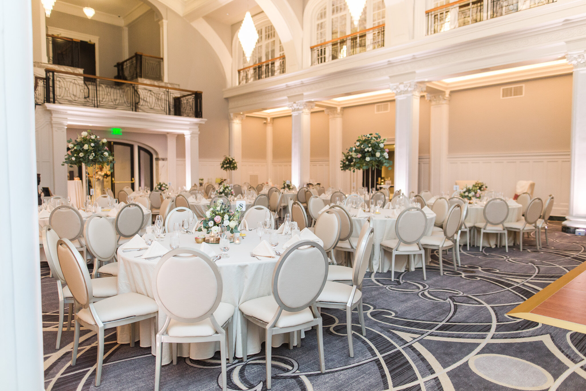 Wedding at The Virginian Hotel in Lynchburg, Virginia || Lynchburg Wedding Photographer || Winter Ballroom Wedding || Central Virginia Wedding Photographer