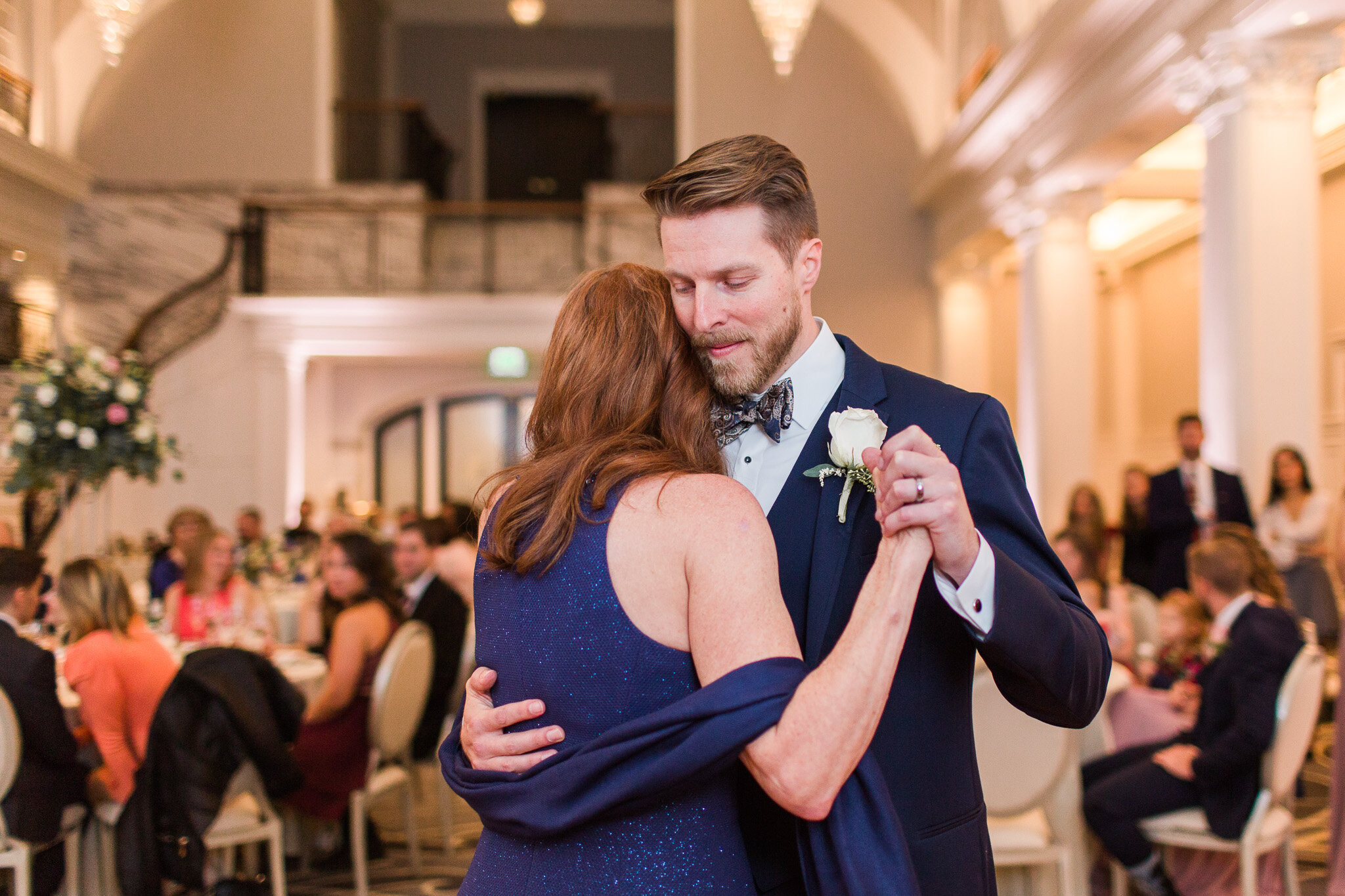 Wedding at The Virginian Hotel in Lynchburg, Virginia || Lynchburg Wedding Photographer || Winter Ballroom Wedding || Central Virginia Wedding Photographer