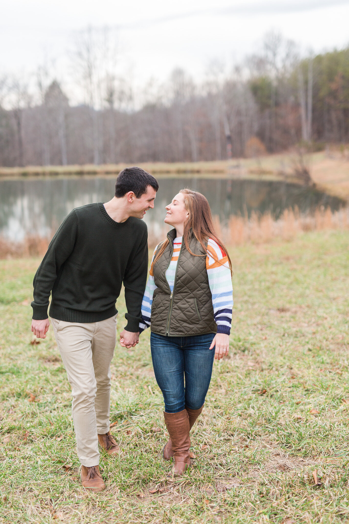 Engagement Session at the Glass Hill Venue in Goode, Virginia || Lynchburg Wedding and Engagement Photographer