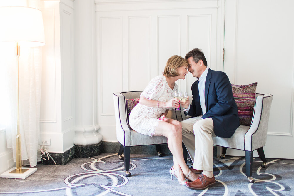 Summer Engagement Session at The Virginian Hotel in Downtown Lynchburg, Virginia || Central Virginia Wedding and Engagement Photographer 