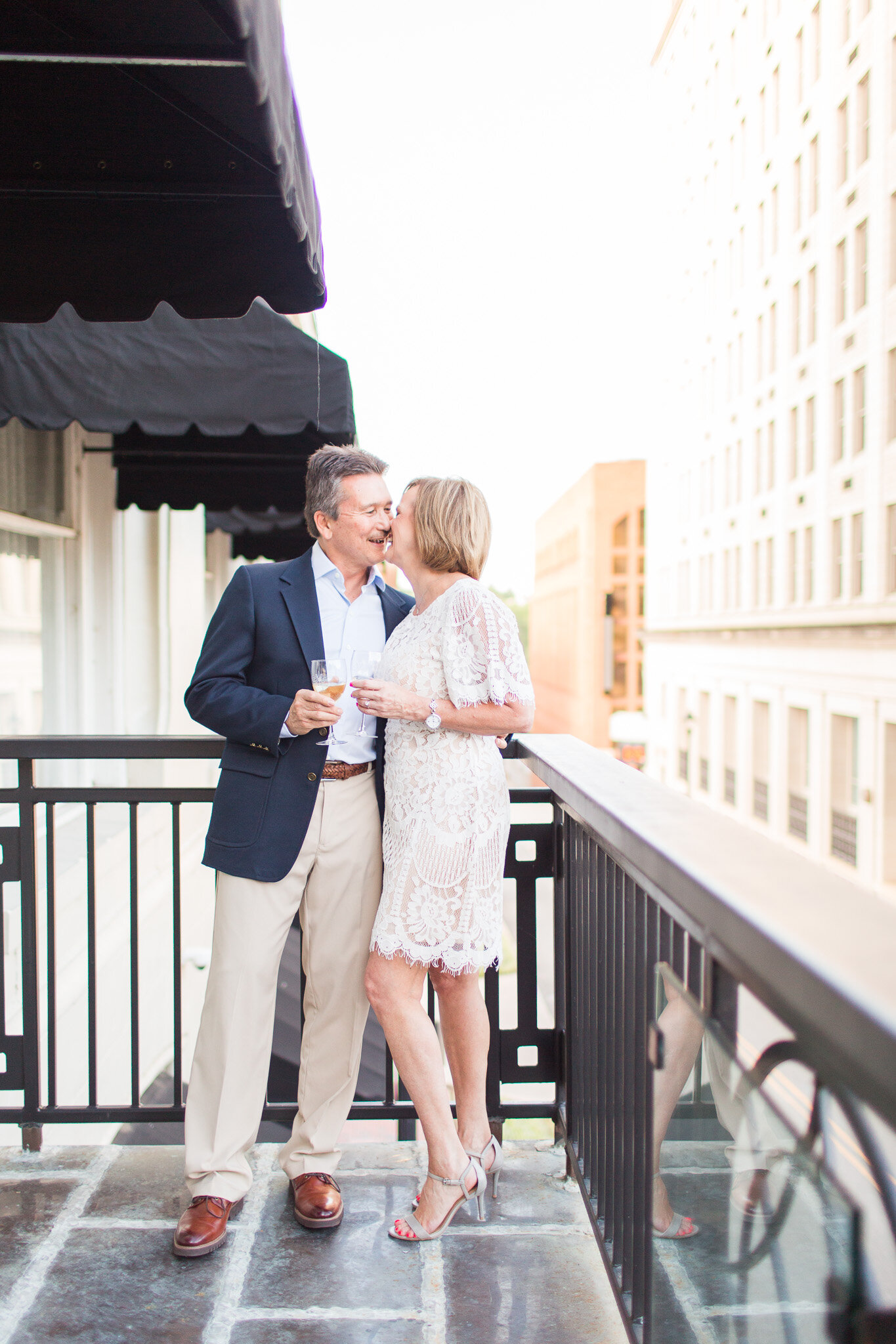 Summer Engagement Session at The Virginian Hotel in Downtown Lynchburg, Virginia || Central Virginia Wedding and Engagement Photographer 