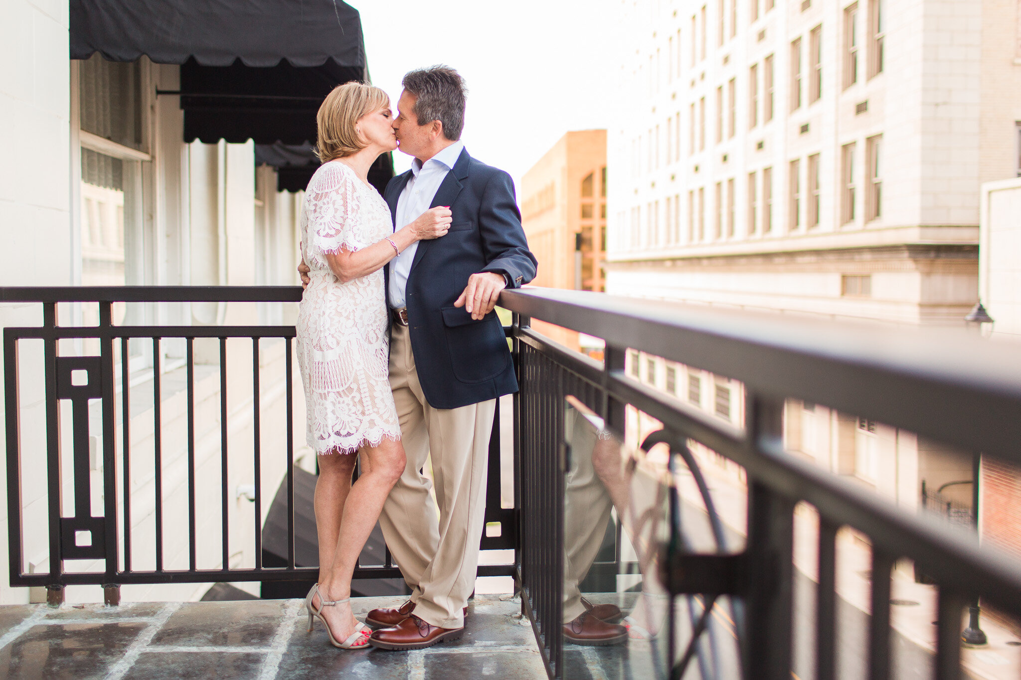 Summer Engagement Session at The Virginian Hotel in Downtown Lynchburg, Virginia || Central Virginia Wedding and Engagement Photographer 