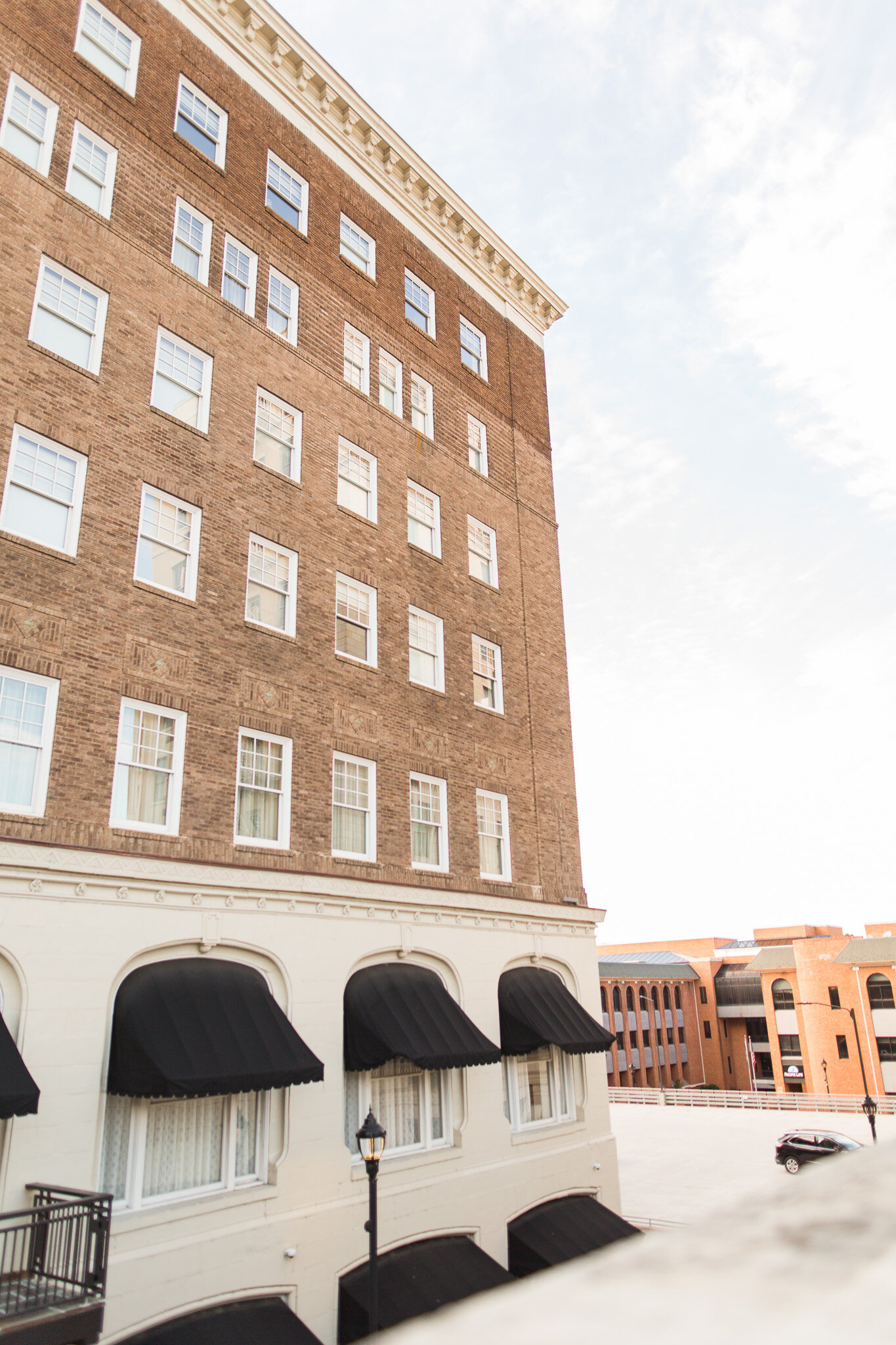 Summer Engagement Session at The Virginian Hotel in Downtown Lynchburg, Virginia || Central Virginia Wedding and Engagement Photographer 