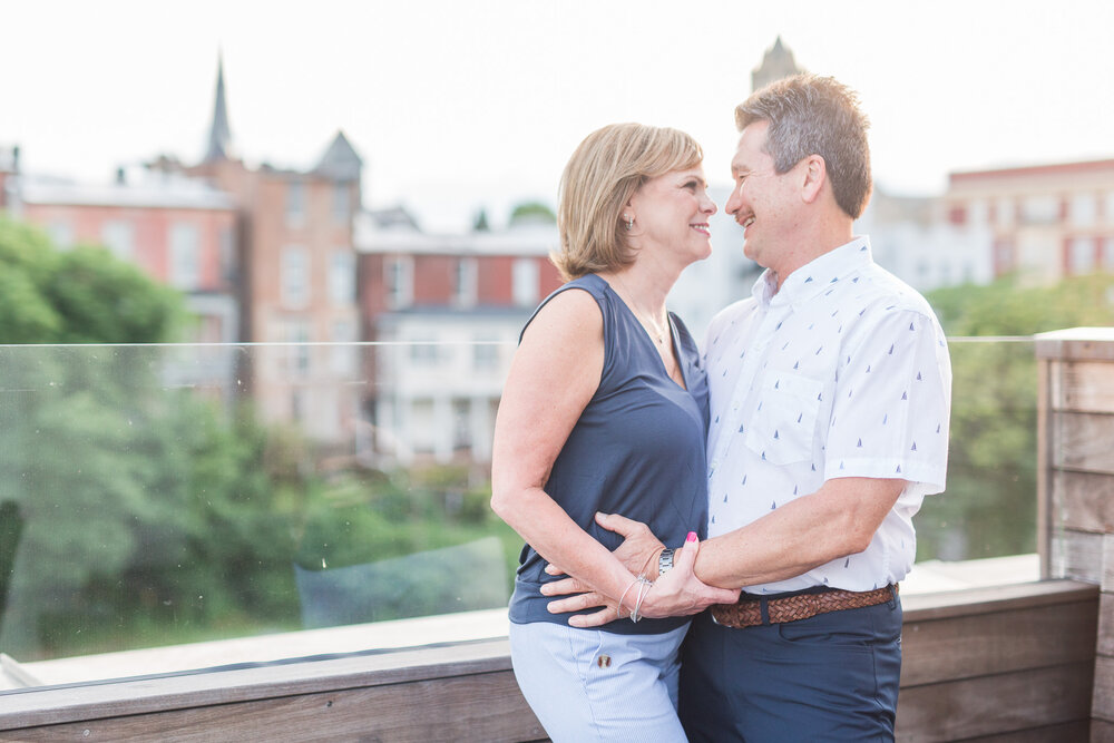 Summer Engagement Session at The Virginian Hotel in Downtown Lynchburg, Virginia || Central Virginia Wedding and Engagement Photographer 