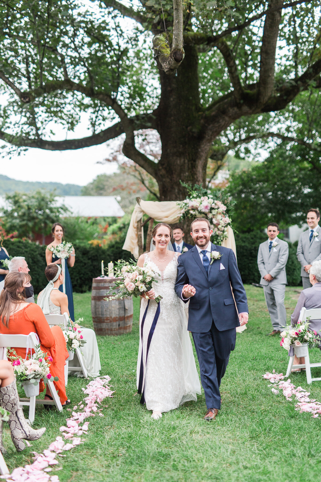 Beautiful Mountain View Fall Wedding at Sundara in Boonesmill, Virginia || Central Virginia Wedding Photographer || Ashley Eiban Photography 