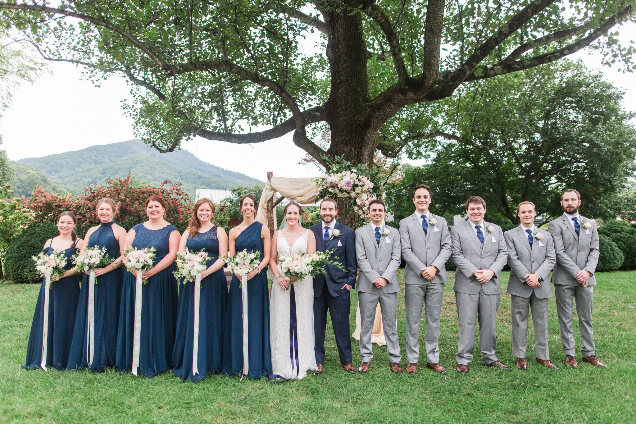 Beautiful Mountain View Fall Wedding at Sundara in Boonesmill, Virginia || Central Virginia Wedding Photographer || Ashley Eiban Photography 