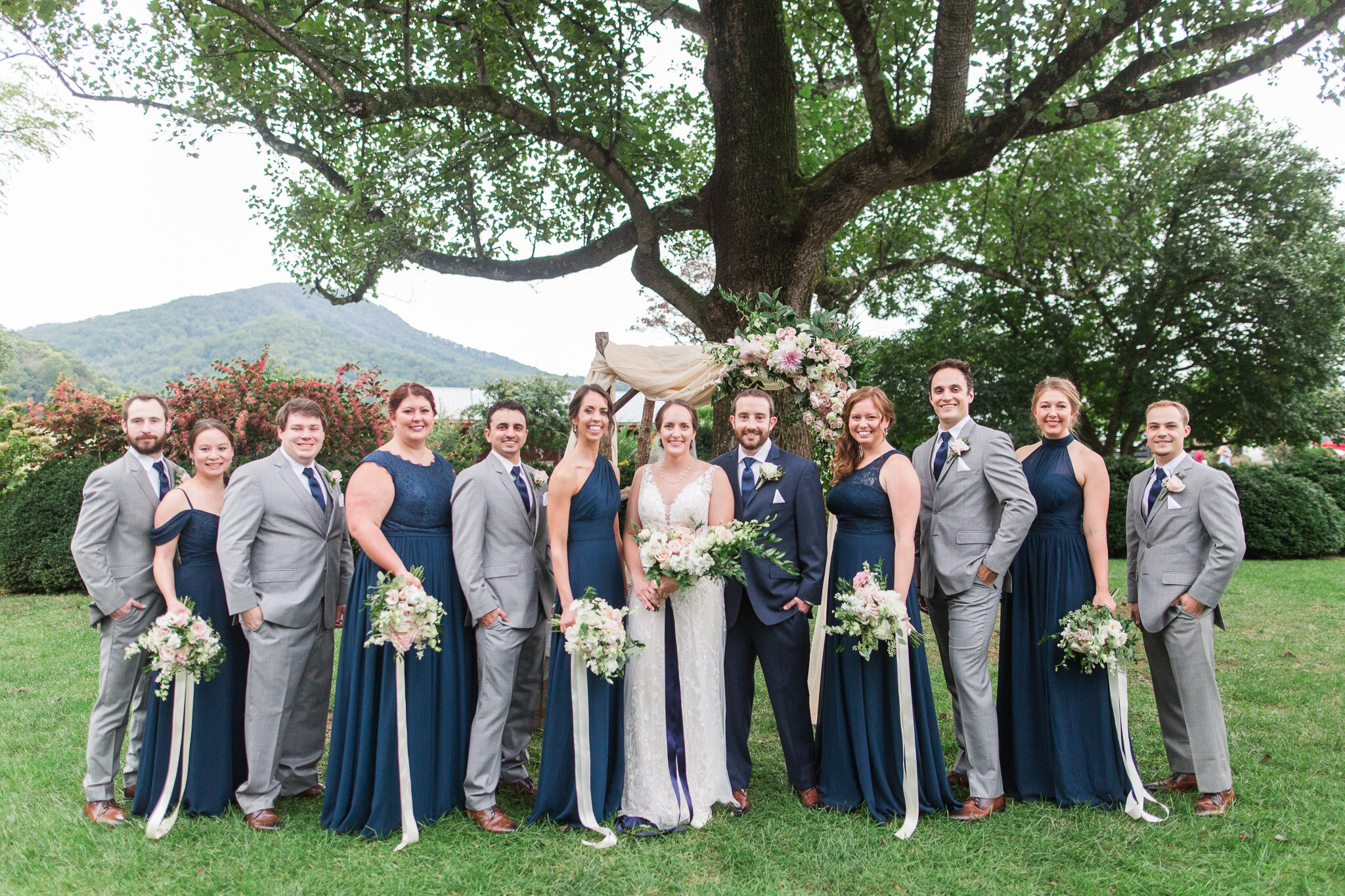 Beautiful Mountain View Fall Wedding at Sundara in Boonesmill, Virginia || Central Virginia Wedding Photographer || Ashley Eiban Photography 