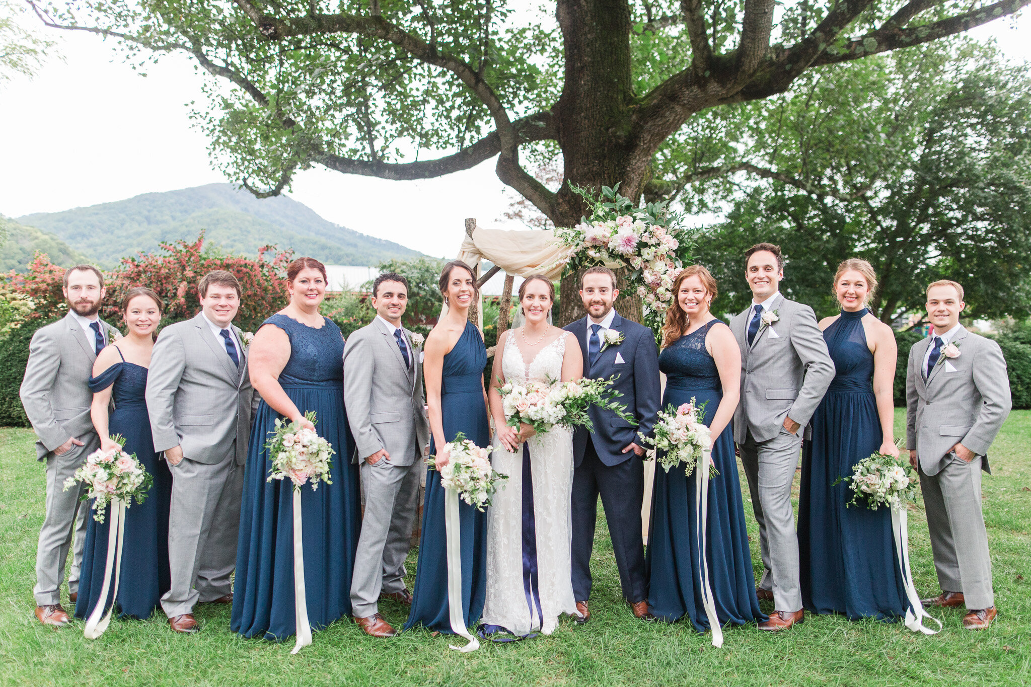 Beautiful Mountain View Fall Wedding at Sundara in Boonesmill, Virginia || Central Virginia Wedding Photographer || Ashley Eiban Photography 