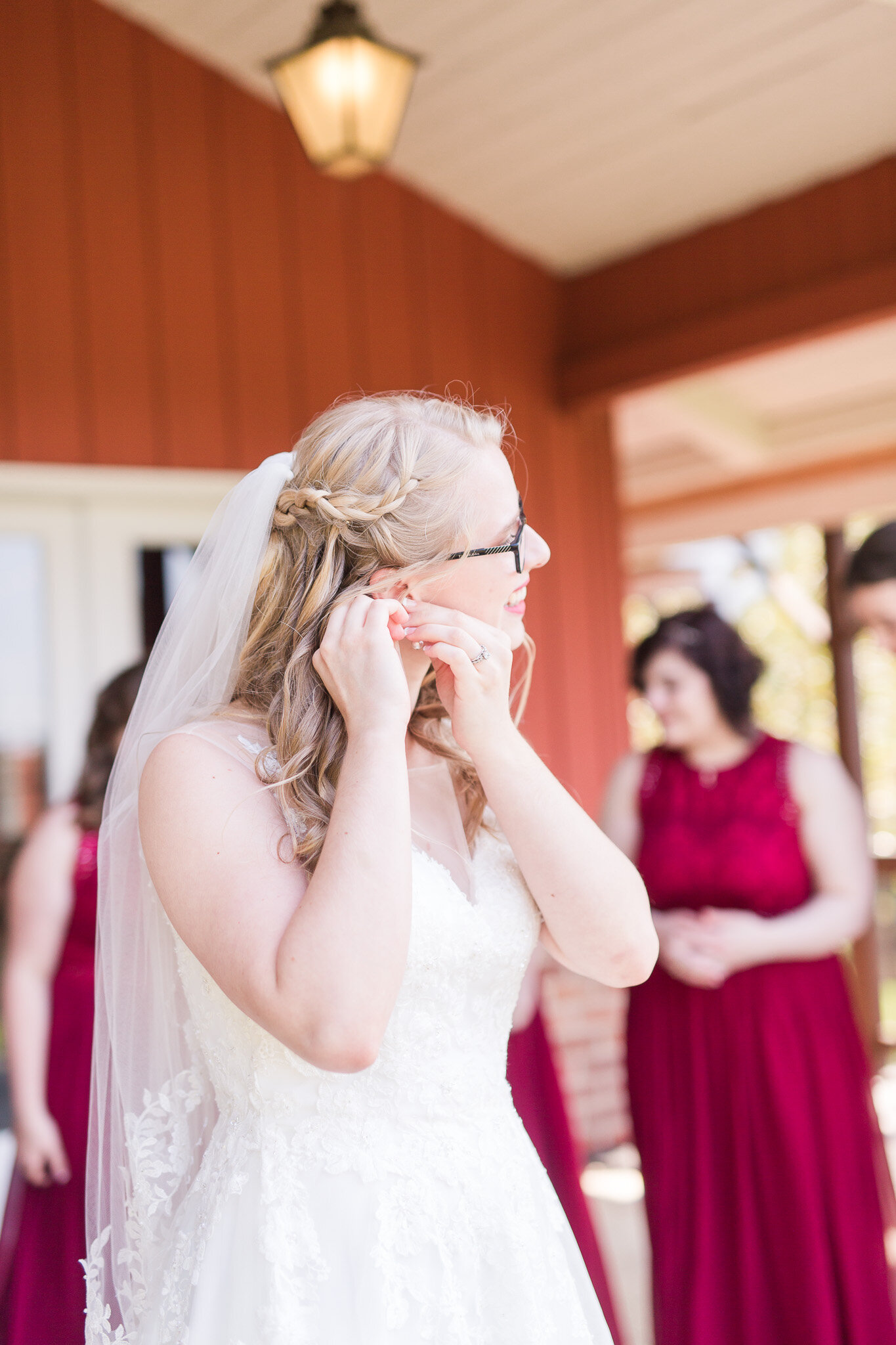 Fall Wedding at Mead Lake Lodge in Rustburg, Virginia || Intimate Wedding in Central Virginia || Ashley Eiban Photography