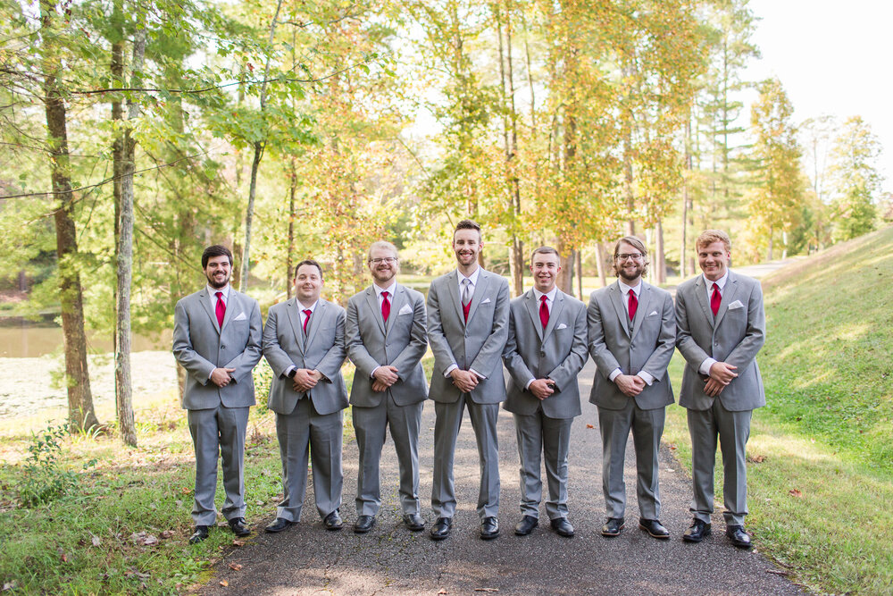 Fall Wedding at Mead Lake Lodge in Rustburg, Virginia || Intimate Wedding in Central Virginia || Ashley Eiban Photography