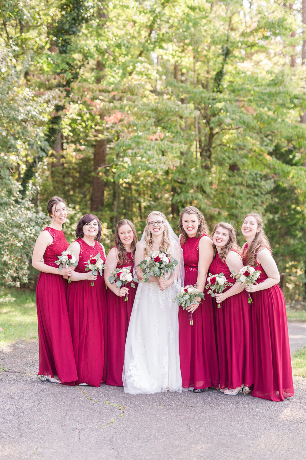 Fall Wedding at Mead Lake Lodge in Rustburg, Virginia || Intimate Wedding in Central Virginia || Ashley Eiban Photography