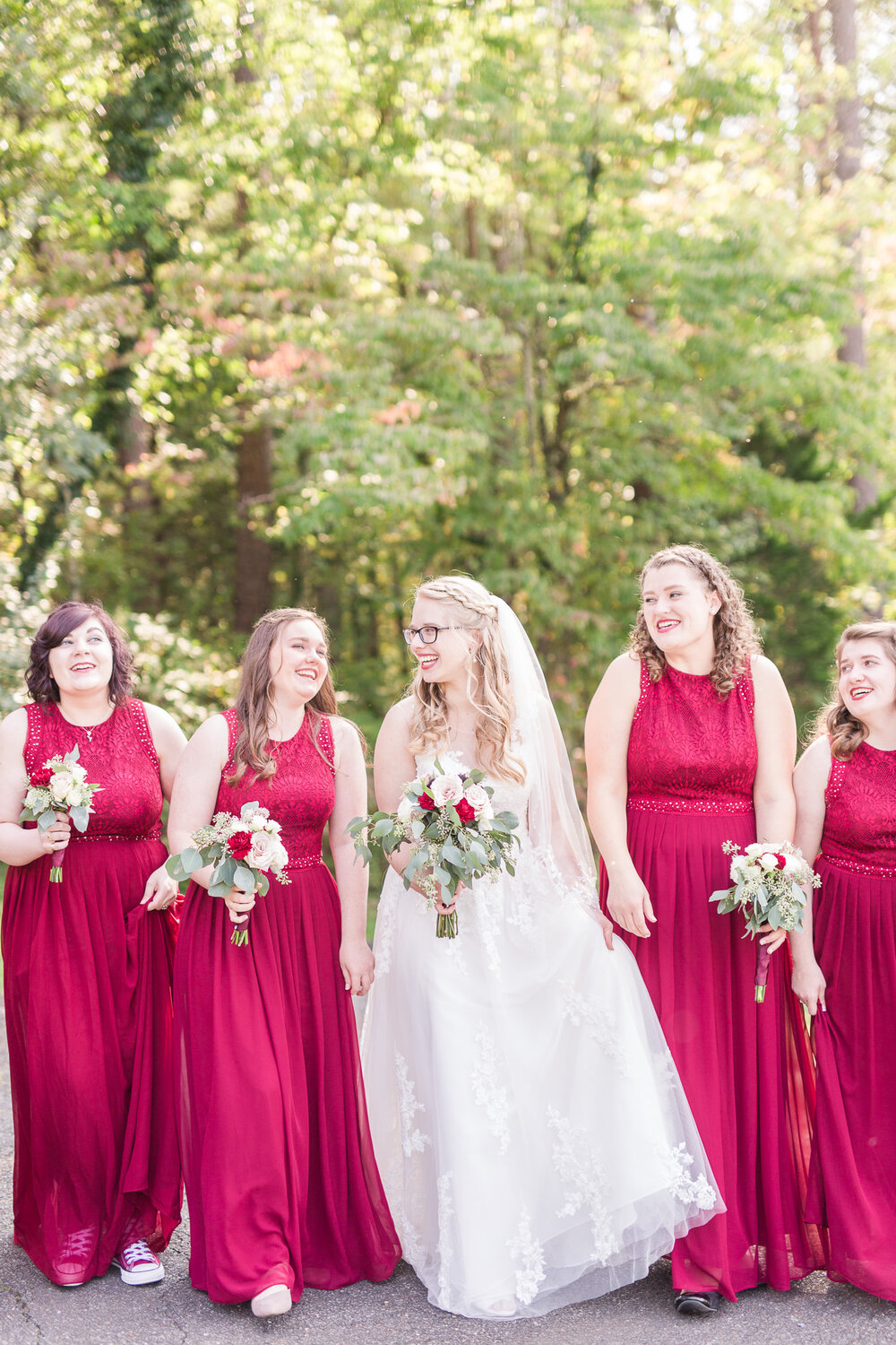 Fall Wedding at Mead Lake Lodge in Rustburg, Virginia || Intimate Wedding in Central Virginia || Ashley Eiban Photography