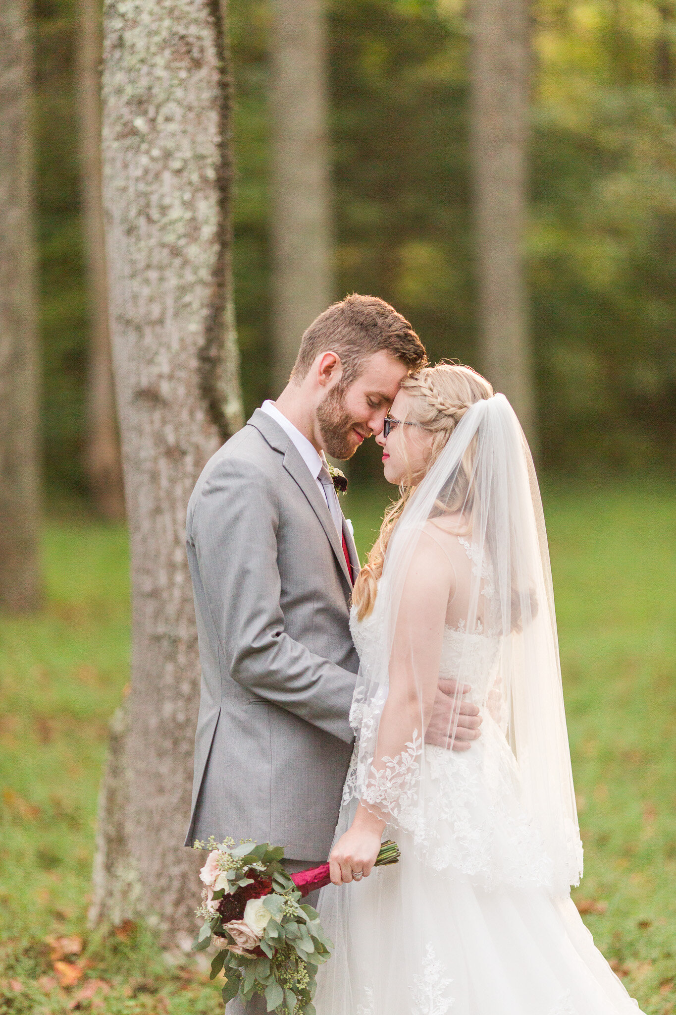 Fall Wedding at Mead Lake Lodge in Rustburg, Virginia || Intimate Wedding in Central Virginia || Ashley Eiban Photography