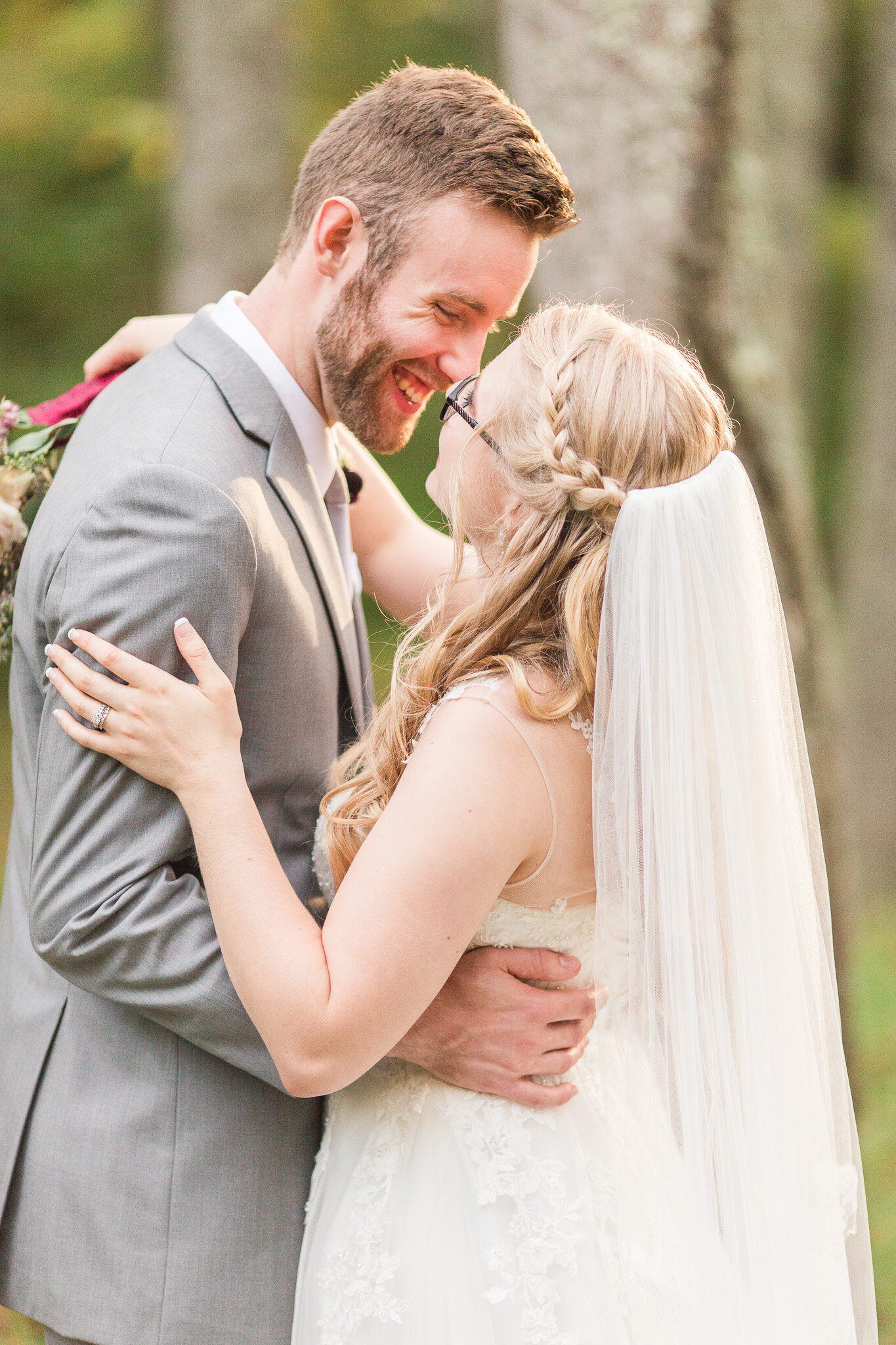 Fall Wedding at Mead Lake Lodge in Rustburg, Virginia || Intimate Wedding in Central Virginia || Ashley Eiban Photography