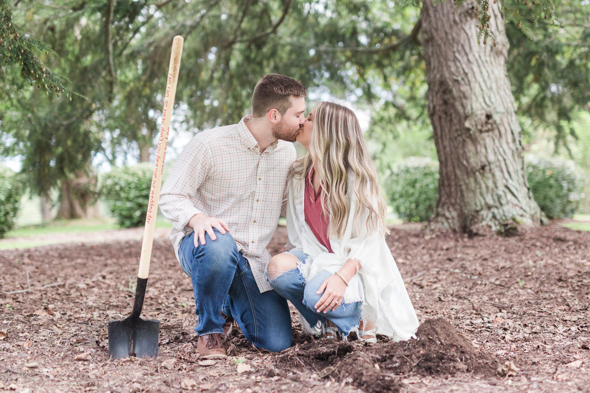 Bury the bourbon and engagement session in Forest and Lynchburg, Virginia || Ashley Eiban Photography