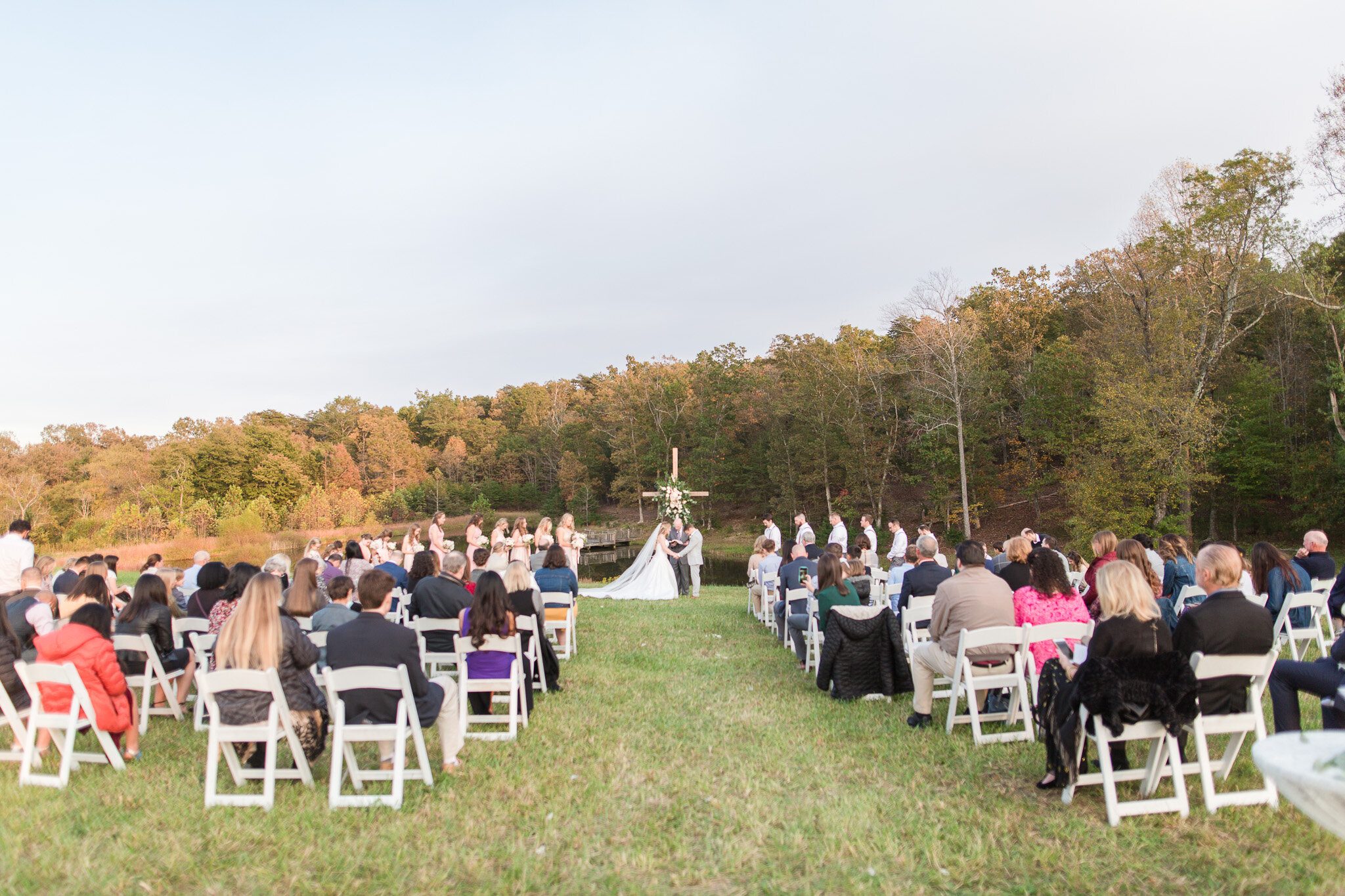 Riverview Manor in Hurt, Virginia || Lynchburg, VA Wedding Photographer || Fall Wedding in Central Virginia || www.ashleyeiban.com