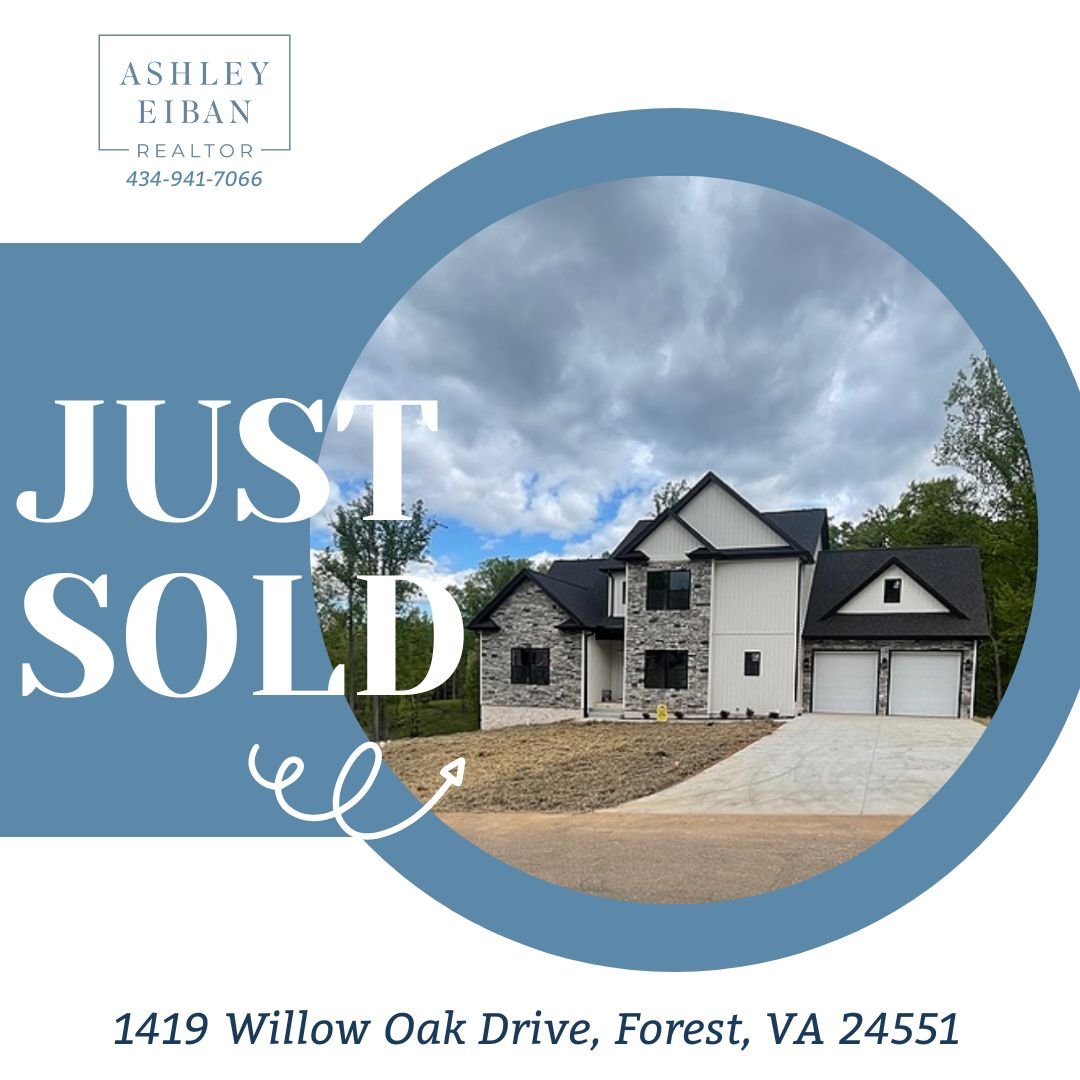 1419 Willow Oak Drive is SOLD! I just love the way this one turned out- and the lot is absolutely stunning with water views! &lt;3 

#forestva #forestrealtor #realtor #realestate #lynchburgrealestate #lynchburgrealtor #justsold #realtor #lynchburghom
