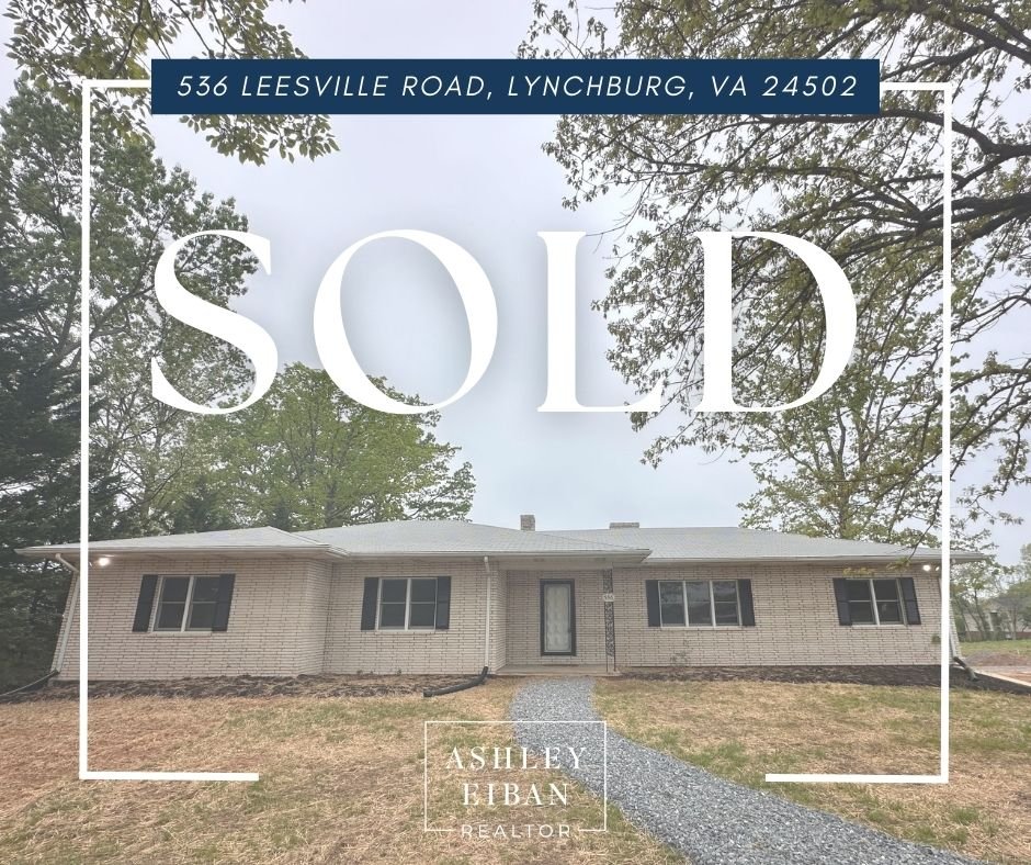 536 Leesville Road in Lynchburg, VA is SOLD! 

#justsold #sold #lynchburgrealestate #lynchburgrealtor #virginiarealestate #virginiarealtor #varealestate #varealtor #exp #explynchburg #exprealty #listingagent