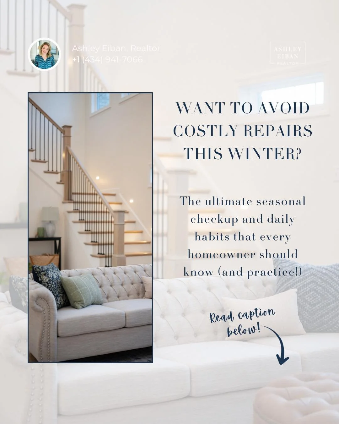 Your home called&hellip; it wants some TLC before winter sets in ☃️

Here's what to check off your list this October:

🏠 Inspect your roof: Before the winter weather gets started, check your roof for missing or damaged shingles. This will help you a