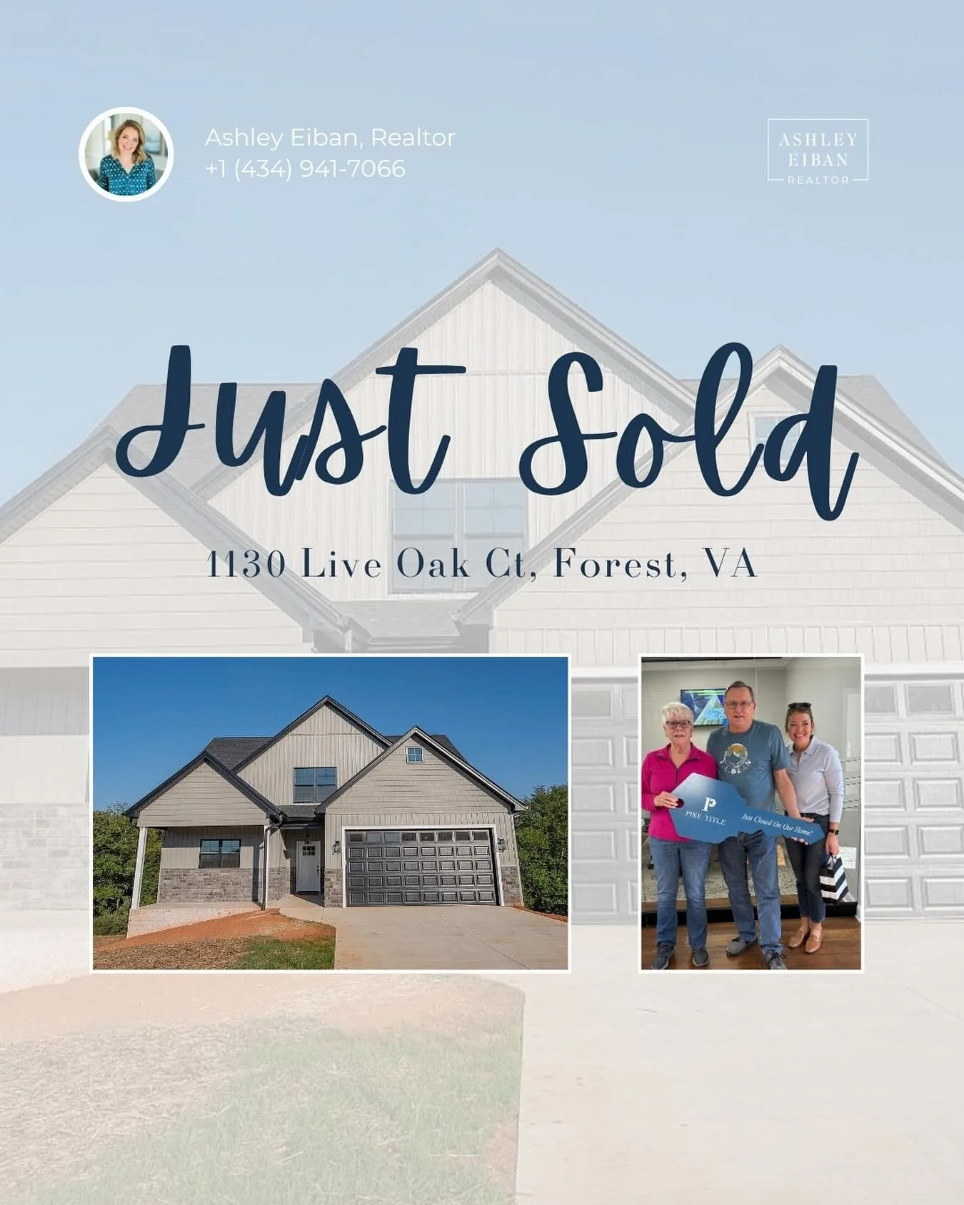 This beautiful new construction home in Forest is officially CLOSED! 🥳🏡🔑