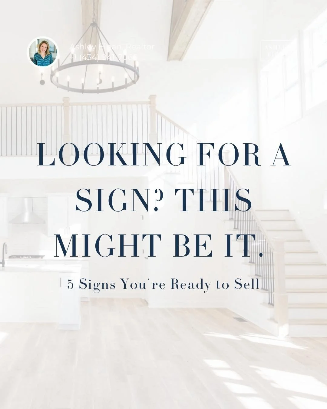 Have you been thinking about selling? Maybe catch yourself saving ideas on Pinterest? Browsing Zillow? 

Here&rsquo;s 5 Signs You&rsquo;re Ready to Sell 🏡

1️⃣ Your home no longer fits your lifestyle (too small, too big, or wrong layout)
2️⃣ You&rsq